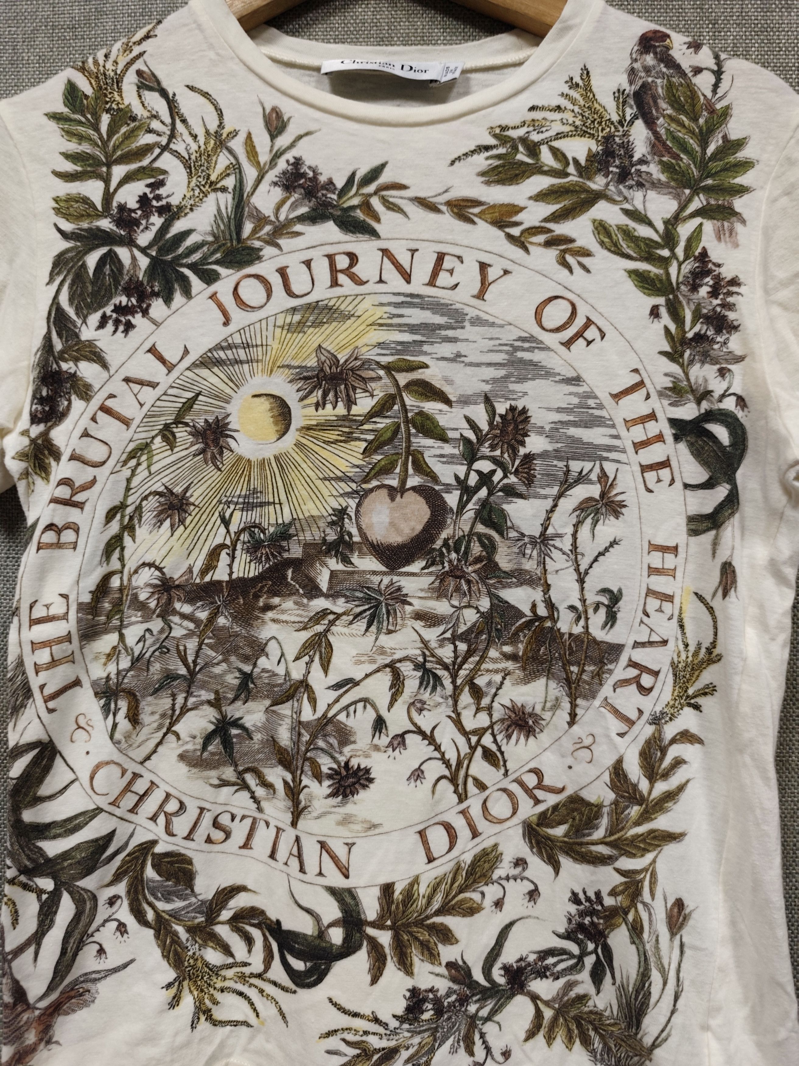 Dior Christian Dior The Brutal Journey Of The Heart Tee Size S / US 4 / IT 40 - 4 Thumbnail