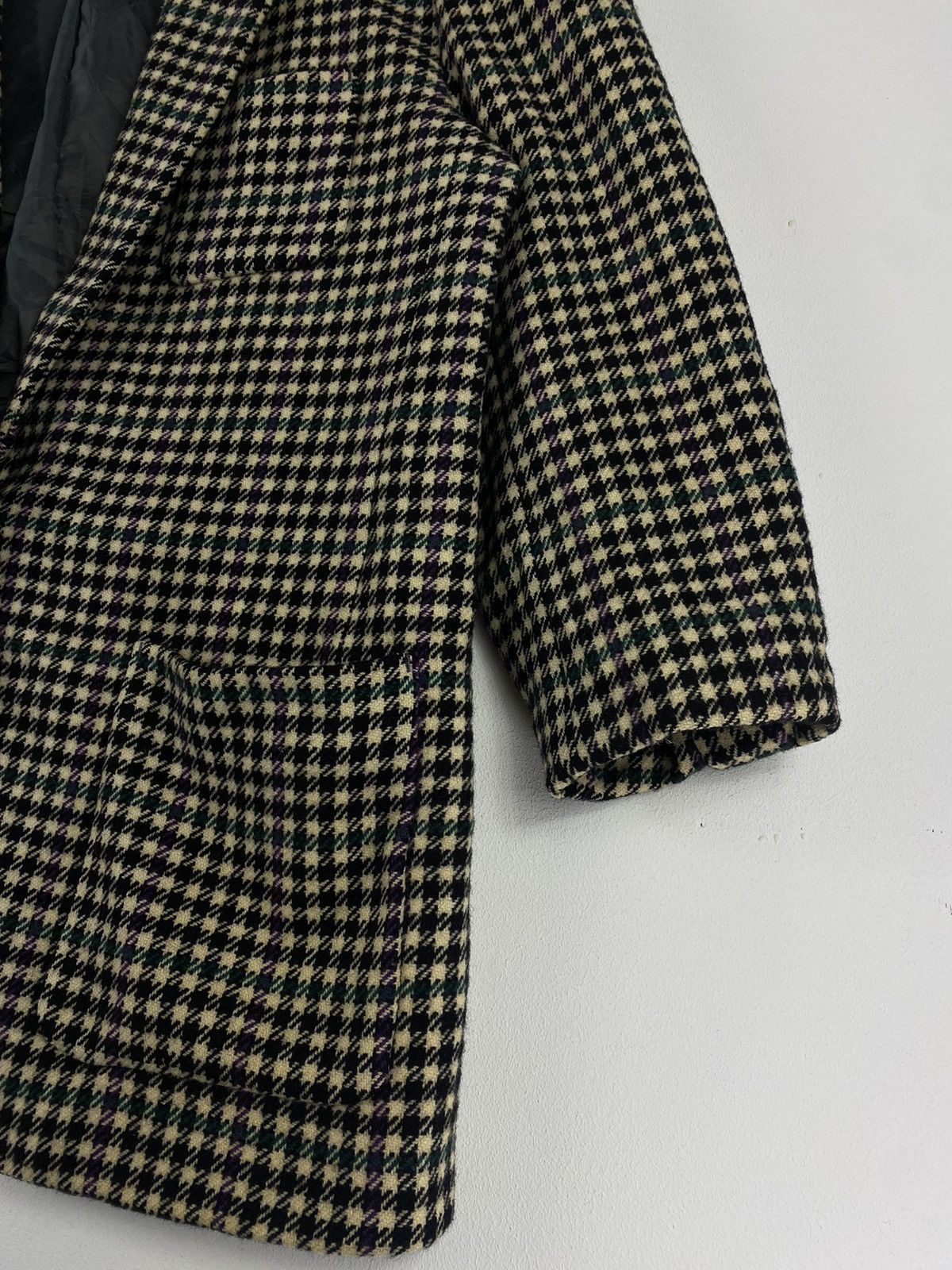 Japanese Brand Vintage 90’s Houndstooth Jacket by Ladies’ Traditional Size XS / US 0-2 / IT 36-38 - 3 Thumbnail