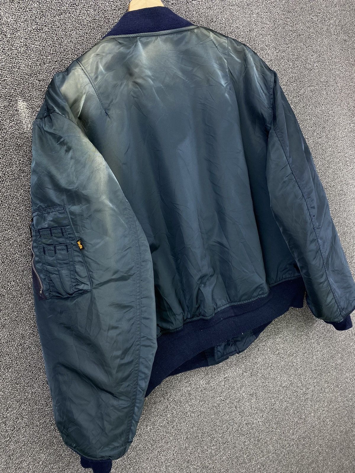 Alpha Industries Vintage Alpha Industries Flyer Man MA 1 Bomber Jacket Size US XL / EU 56 / 4 - 14 Thumbnail