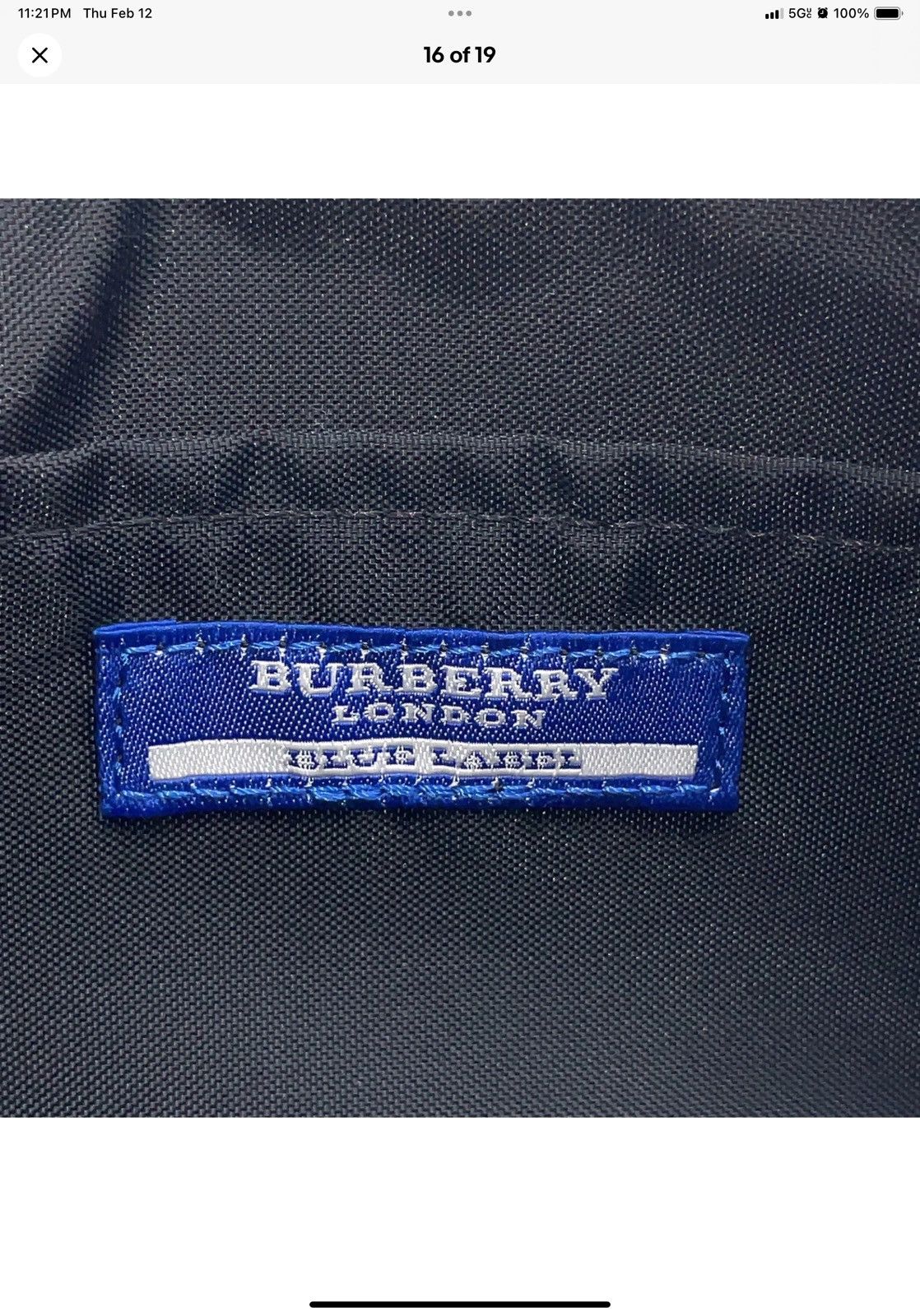 Burberry 👝👝👝👝Mini Vintage BURBERRY👝👝👝👝!!! Size ONE SIZE - 12 Thumbnail