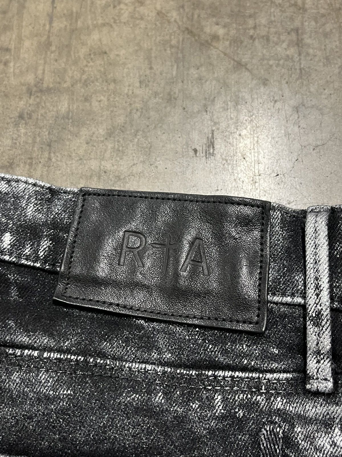 Rta RTA black Japanese denim streetwear hype Size US 37 - 8 Thumbnail