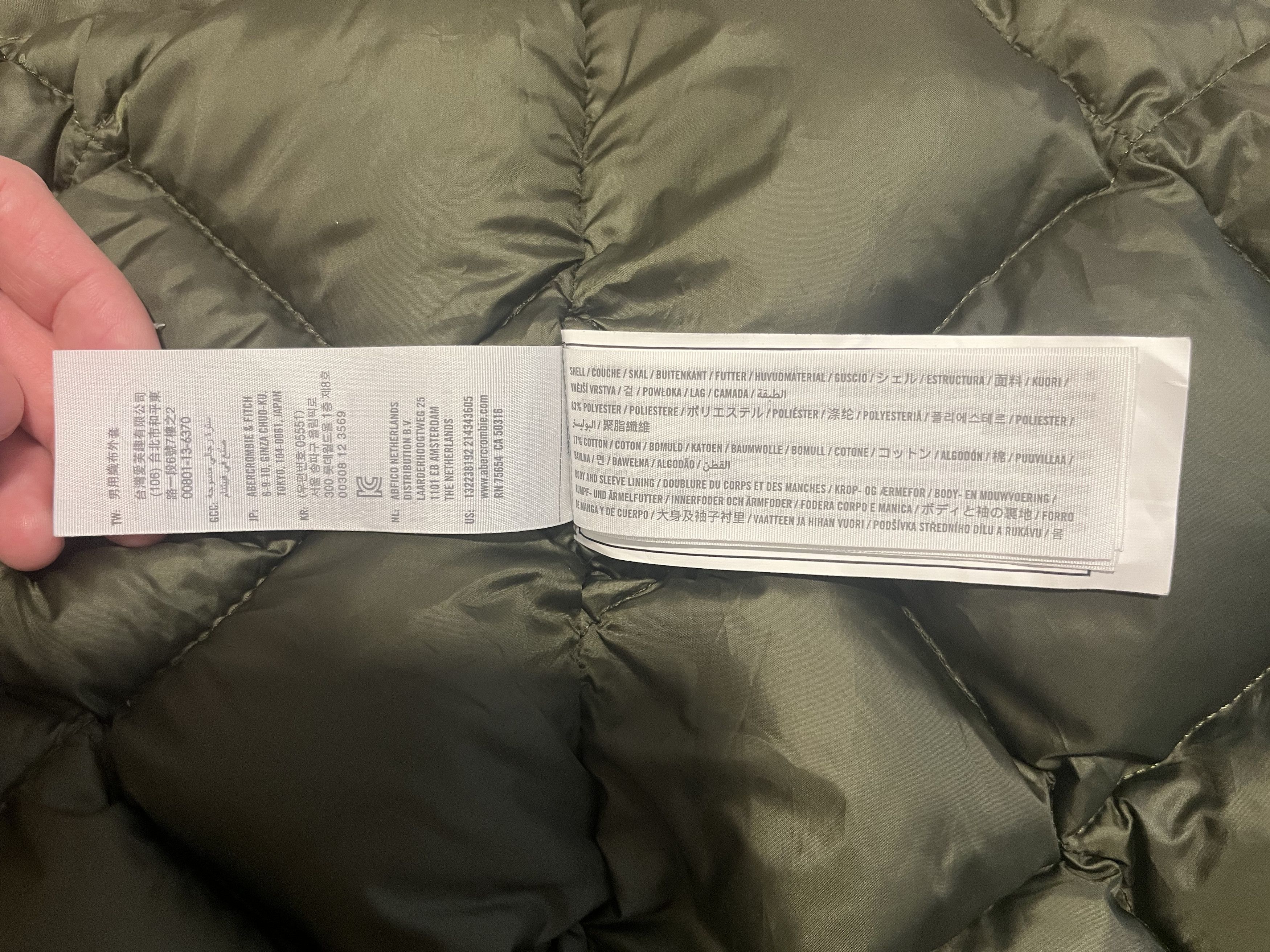 Abercrombie & Fitch Abercrombie & Fitch olive 'Ultra' duck down/feathers parka Size US XS / EU 42 / 0 - 6 Thumbnail