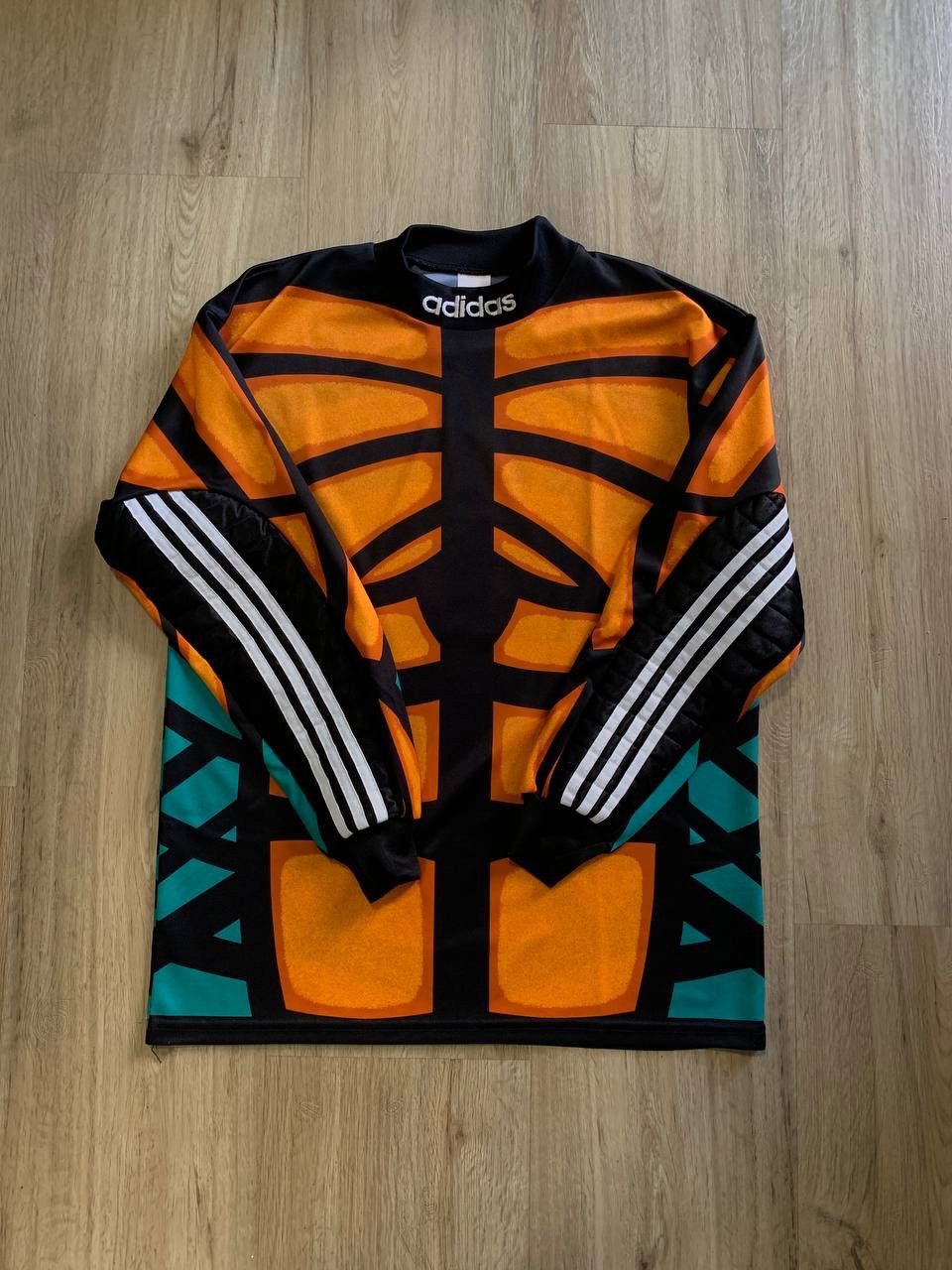 Adidas Adidas 90er TORHÜTER FUSSBALL SHIRT FUSSBALL TRIKOT Size US S / EU 44-46 / 1 - 3 Thumbnail