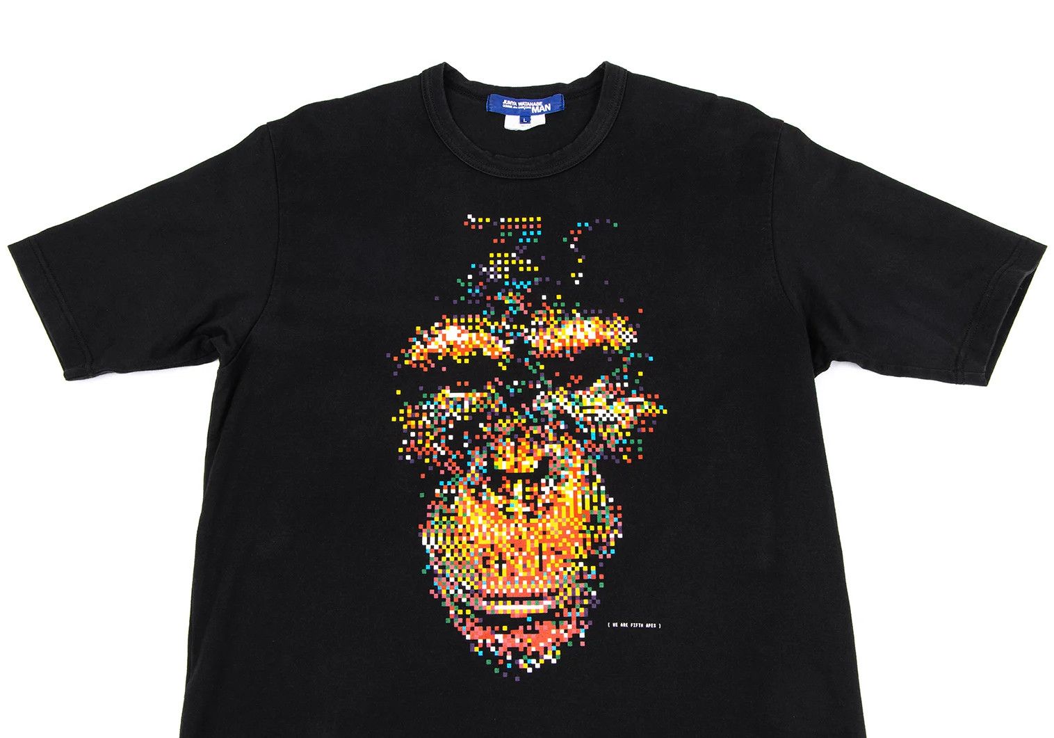 Junya Watanabe Mosaic Print T-Shirt in Black, Size L Size US L / EU 52-54 / 3 - 2 Thumbnail