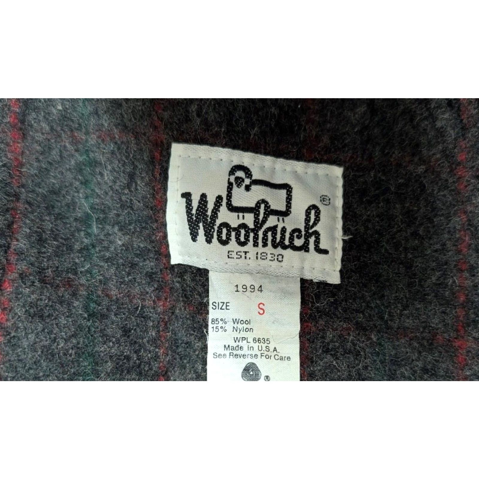Vintage VINTAGE Woolrich hunting pants S Overalls Shirt Mens 32x32 Charcoal Windowpane USA made Wool Size US 32 / EU 48 - 5 Thumbnail