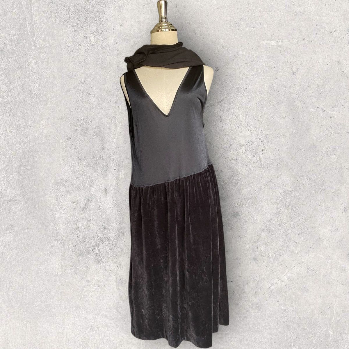 Comme des Garcons Vintage 80’s Velour Layer Dress Size M / US 6-8 / IT 42-44 - 1 Thumbnail
