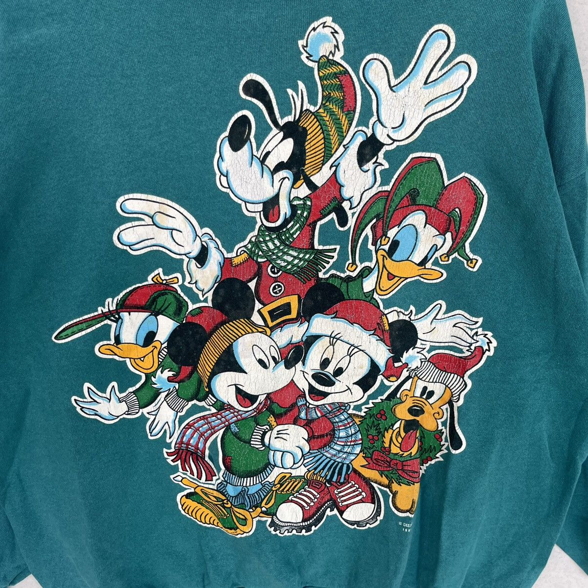 Other Vintage Disney Mickey Mouse ChristmasGreen Sweatshirt Size L Size L / US 10 / IT 46 - 5 Thumbnail