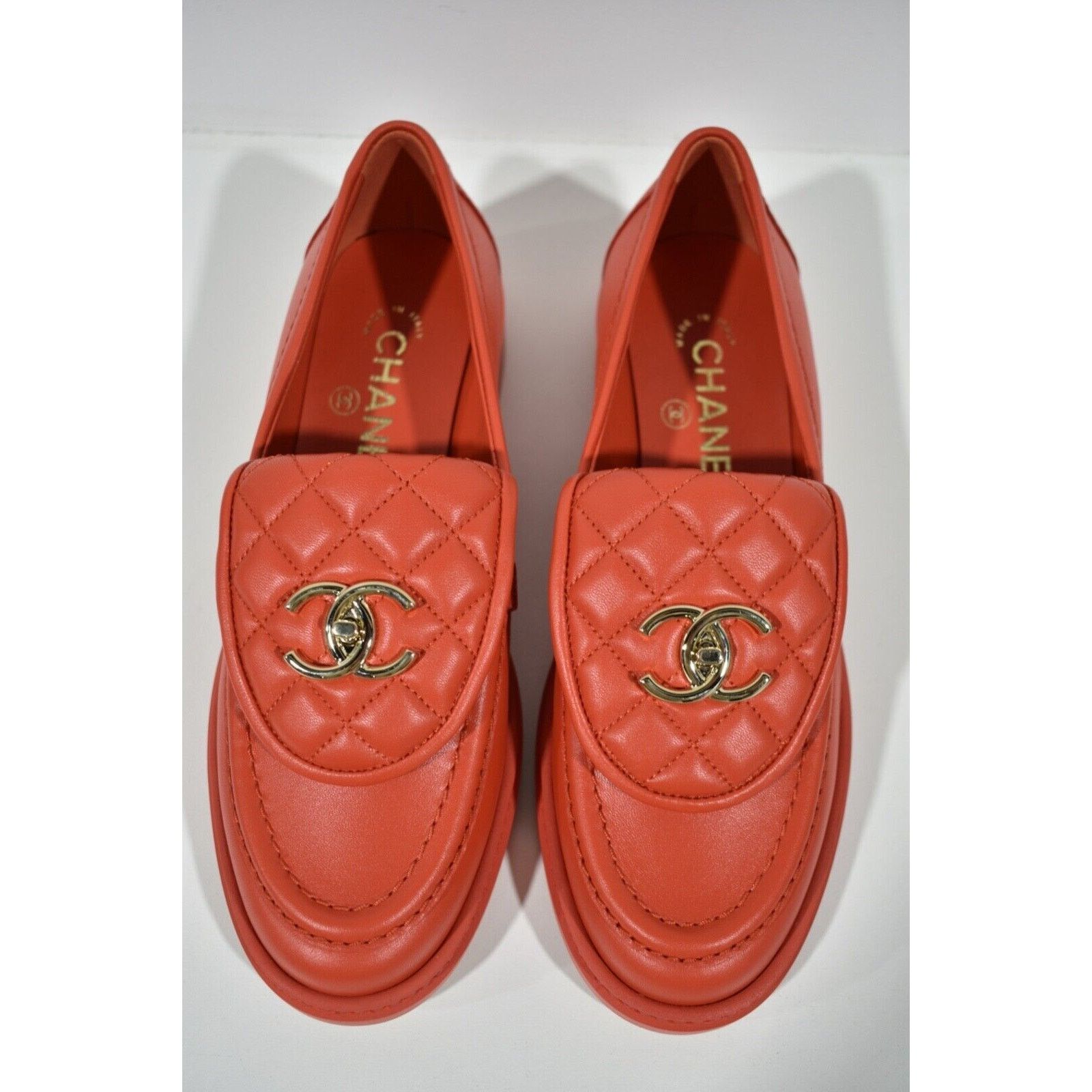 Chanel Chanel Flap Turnlock CC Logo Mule Slip On Flat Loafer 37 Size US 7 / IT 37 - 3 Thumbnail