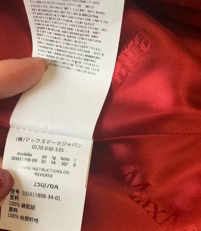 Max Mara Max Mara Manuela coat, classic red Size S / US 4 / IT 40 - 5 Thumbnail