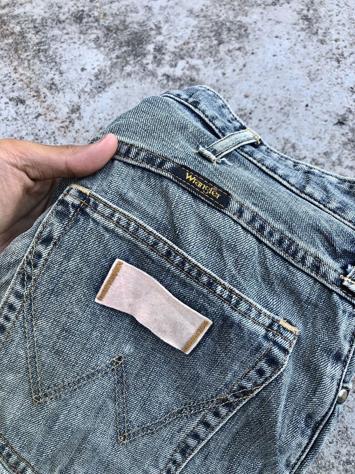 Vintage BAGGY RUSTY VINTAGE WRANGLER JEANS Size US 31 - 3 Thumbnail