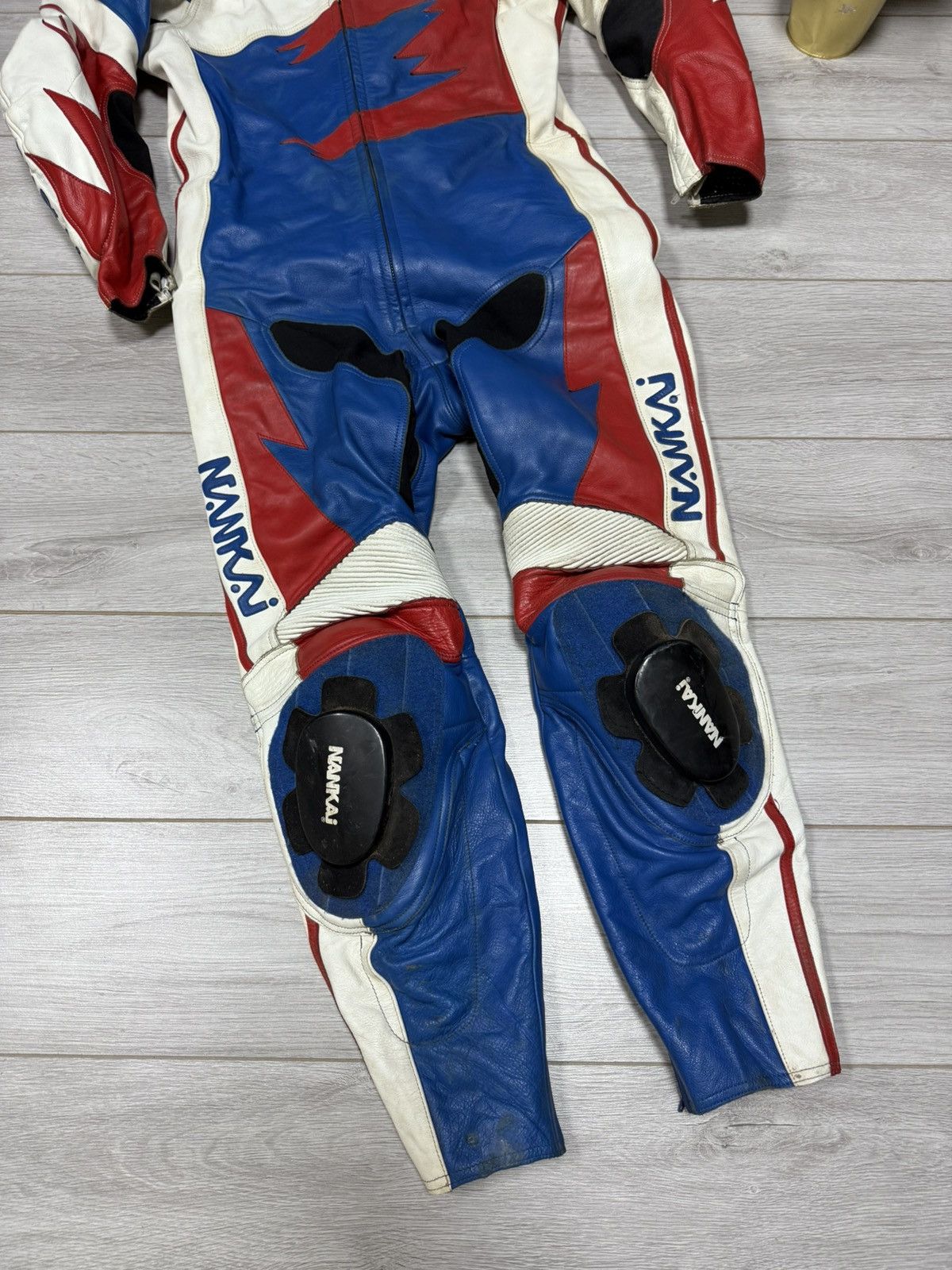 NANKAI Japan Leather suit overall MOTO protection