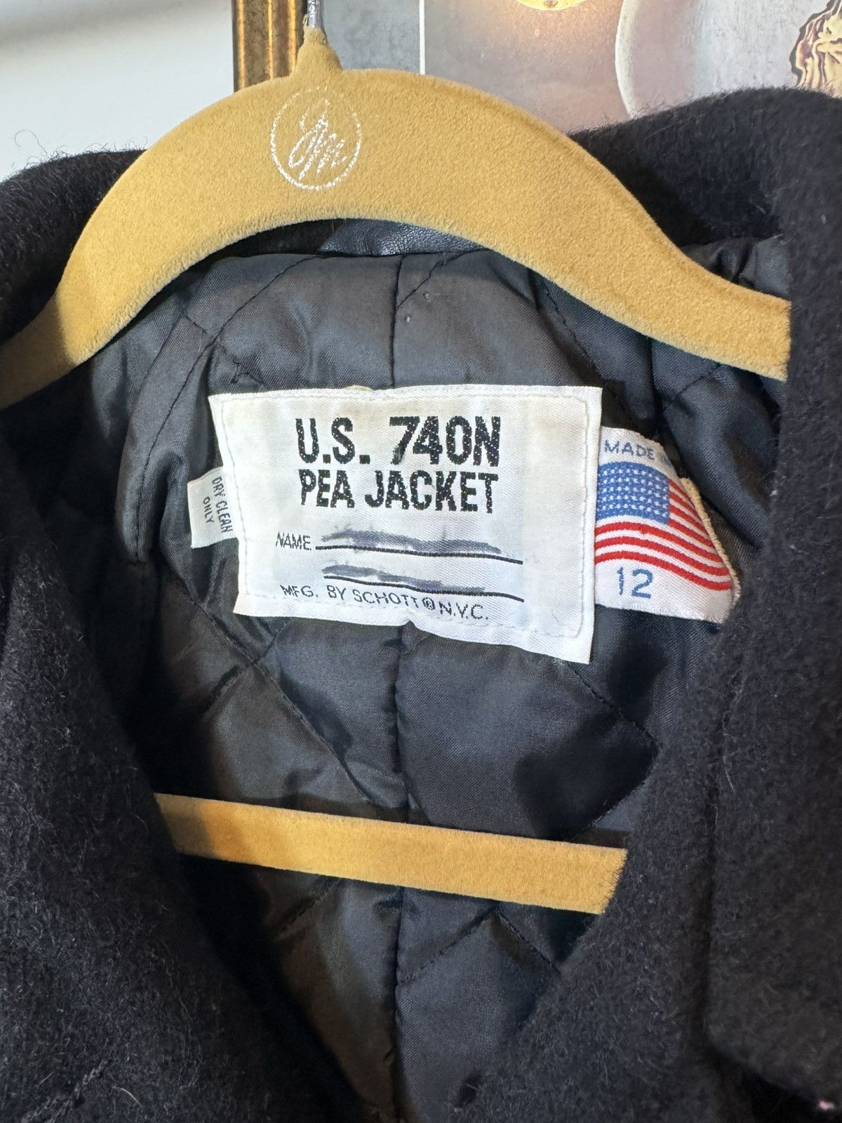 Schott Vintage U.S. 740N Pea Coat by Schott NYC Womens Sz 12 Size XL / US 12-14 / IT 48-50 - 4 Thumbnail
