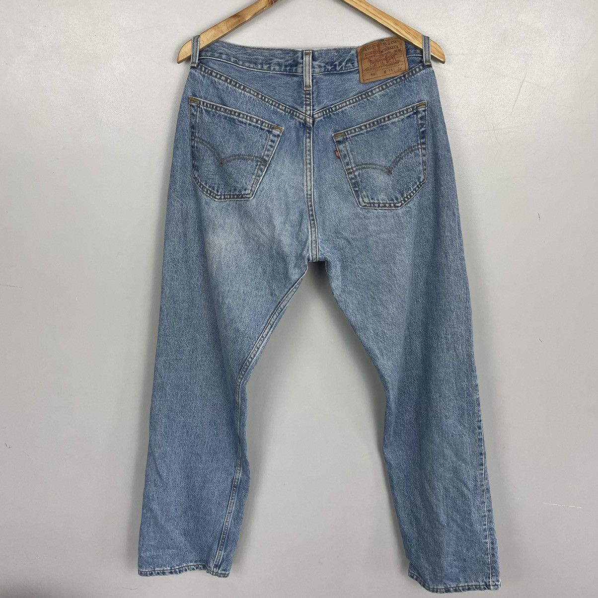 Levi's × Levi's Vintage Clothing × Vintage Levis 501 Vintage Mens red Tab Denim Pants Jeans Size US 34 / EU 50 - 2 Thumbnail