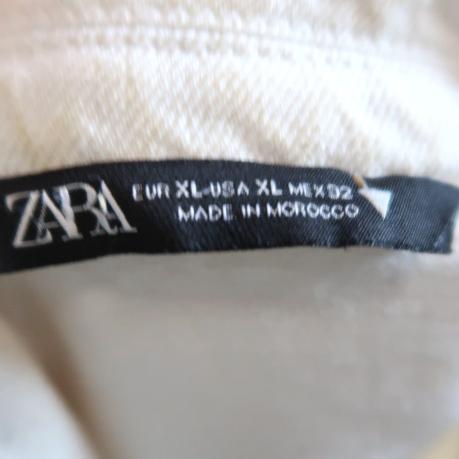Zara VINTAGE Zara Cream Cotton Button Front Shirt Jacket Womens XL Size XL / US 12-14 / IT 48-50 - 5 Thumbnail