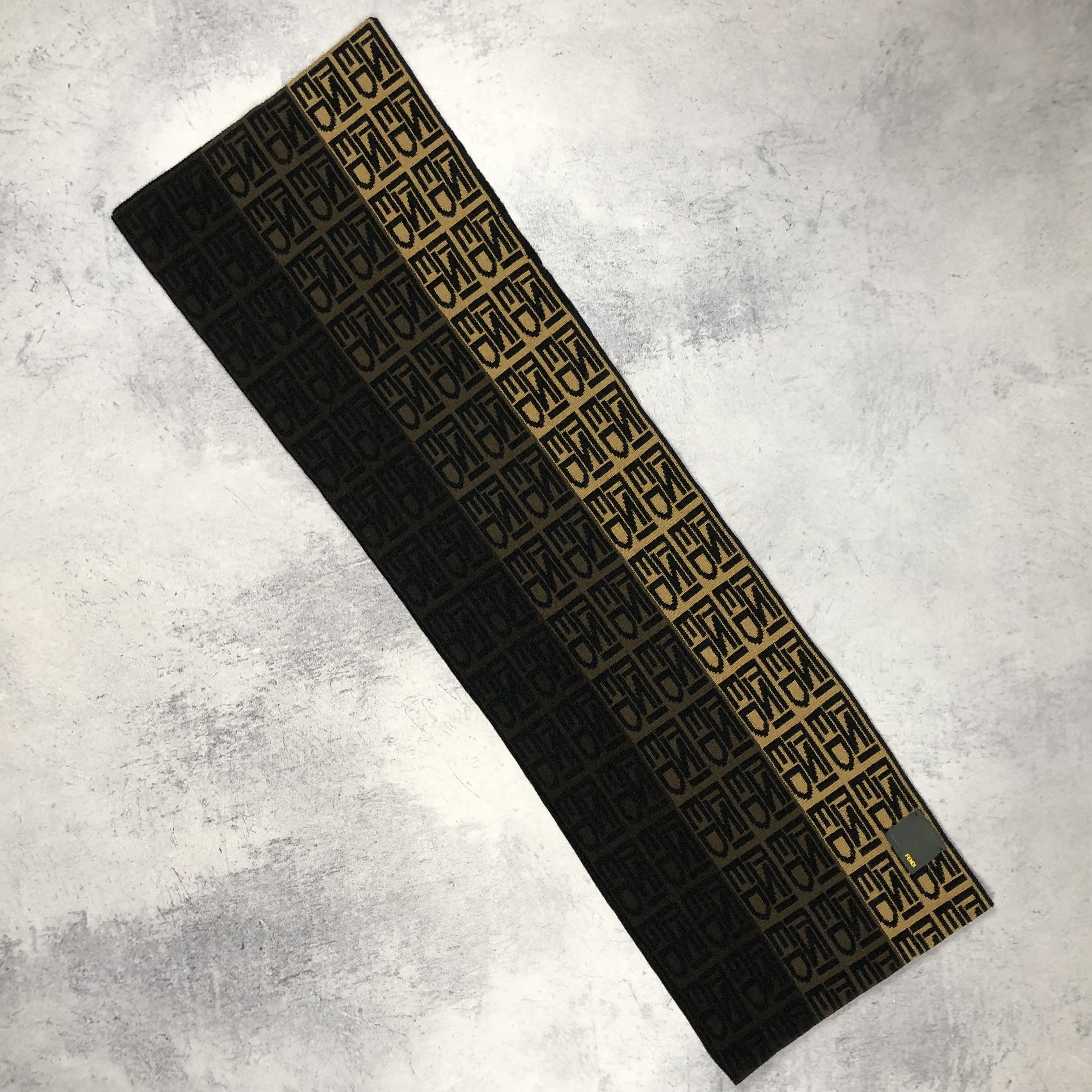 Fendi Fendi Monogram Wool Italy Scarf Size ONE SIZE - 8 Thumbnail