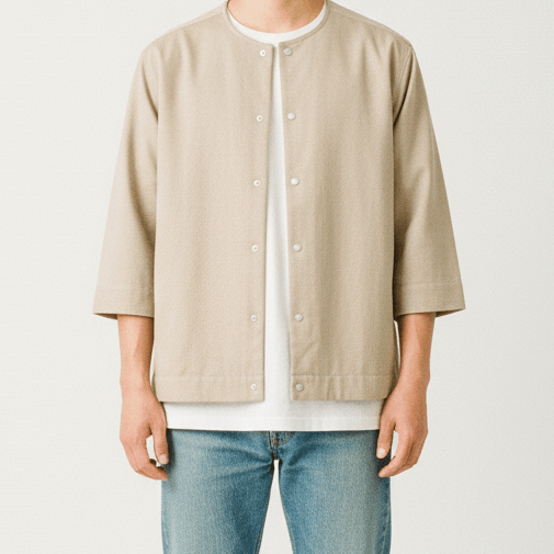 HARE Hare Japan Plain Button Ups Jacket Shirt Outerwear Size US S / EU 44-46 / 1 - 1 Thumbnail