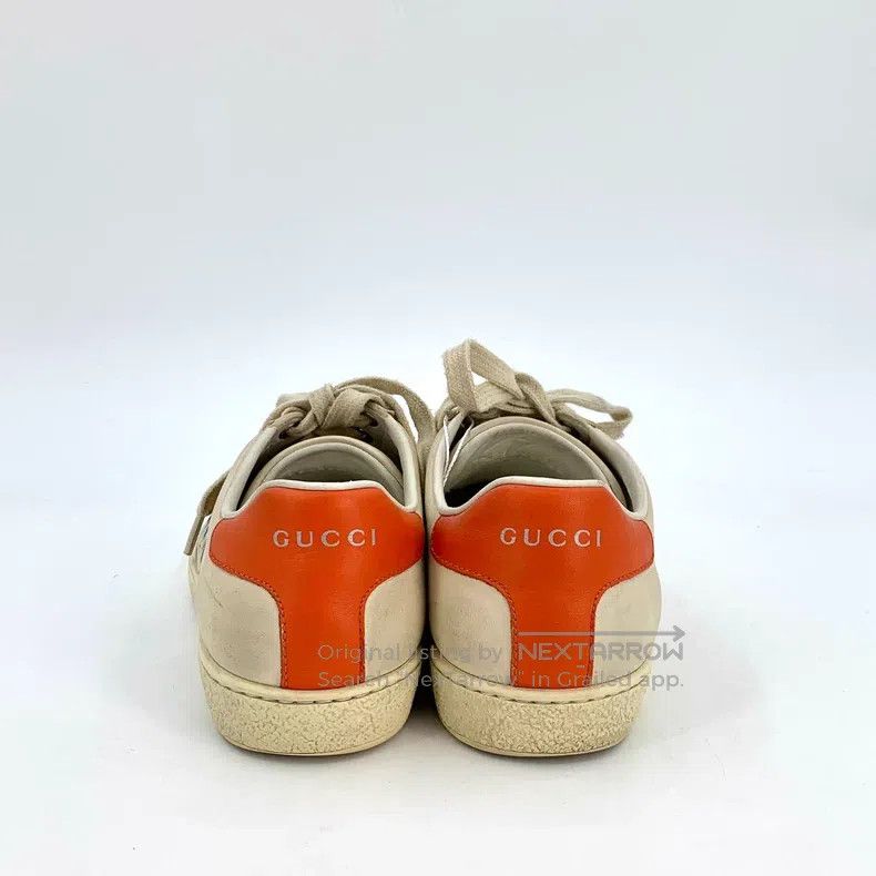 Gucci Gucci Beige Mickey Mouse printed lace-laced casual sneaker Size US 6 / IT 36 - 4 Thumbnail