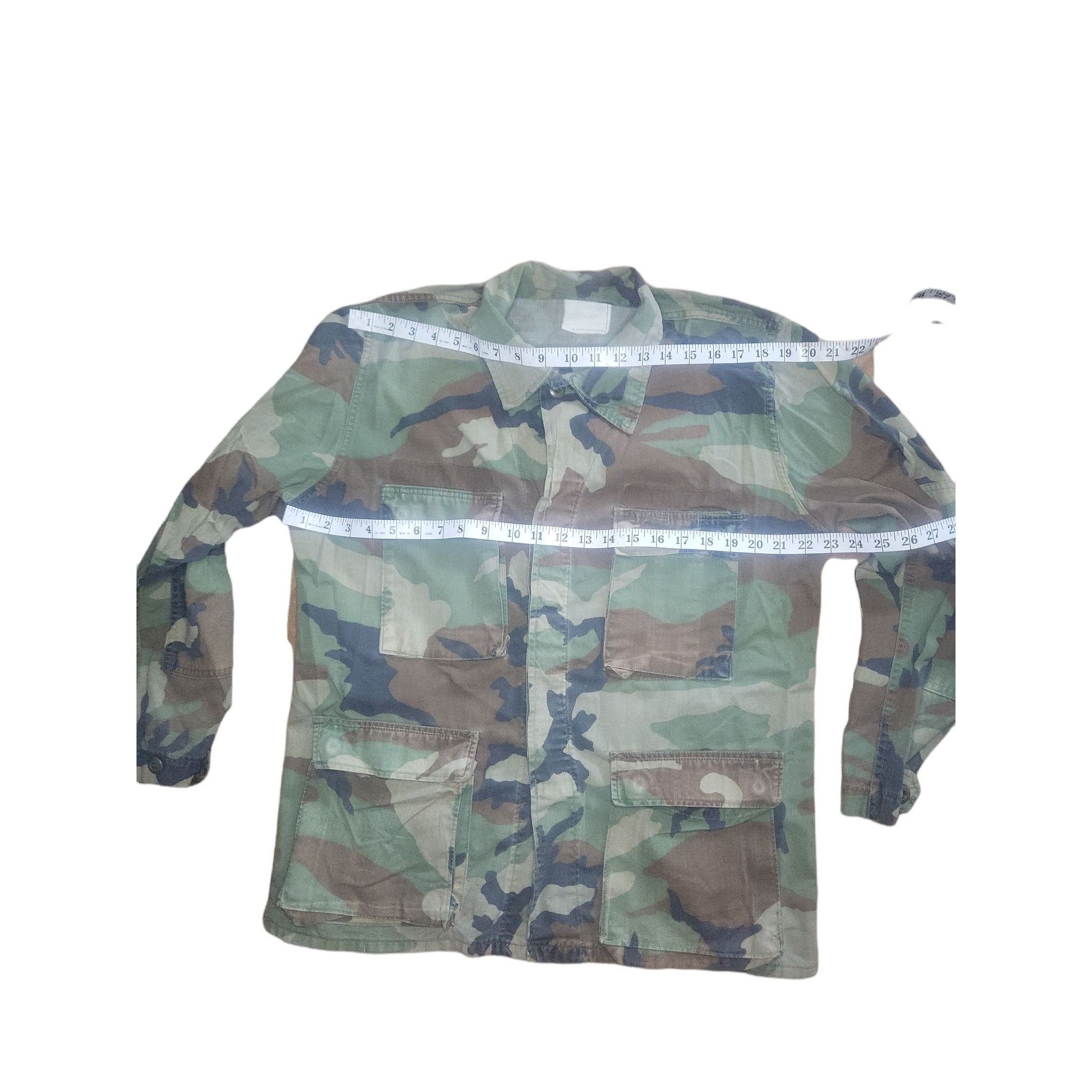 Other Military Camo Army Jacket Men Long Sleeve Sz M Button Up Uti Size US M / EU 48-50 / 2 - 4 Thumbnail