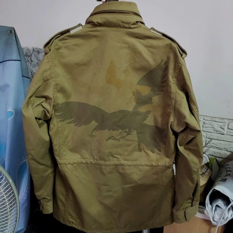Yohji Yamamoto Yohji Yamamoto Yohji Yamamoto M65 Jacket with Raven Design Size US L / EU 52-54 / 3 - 1 Thumbnail