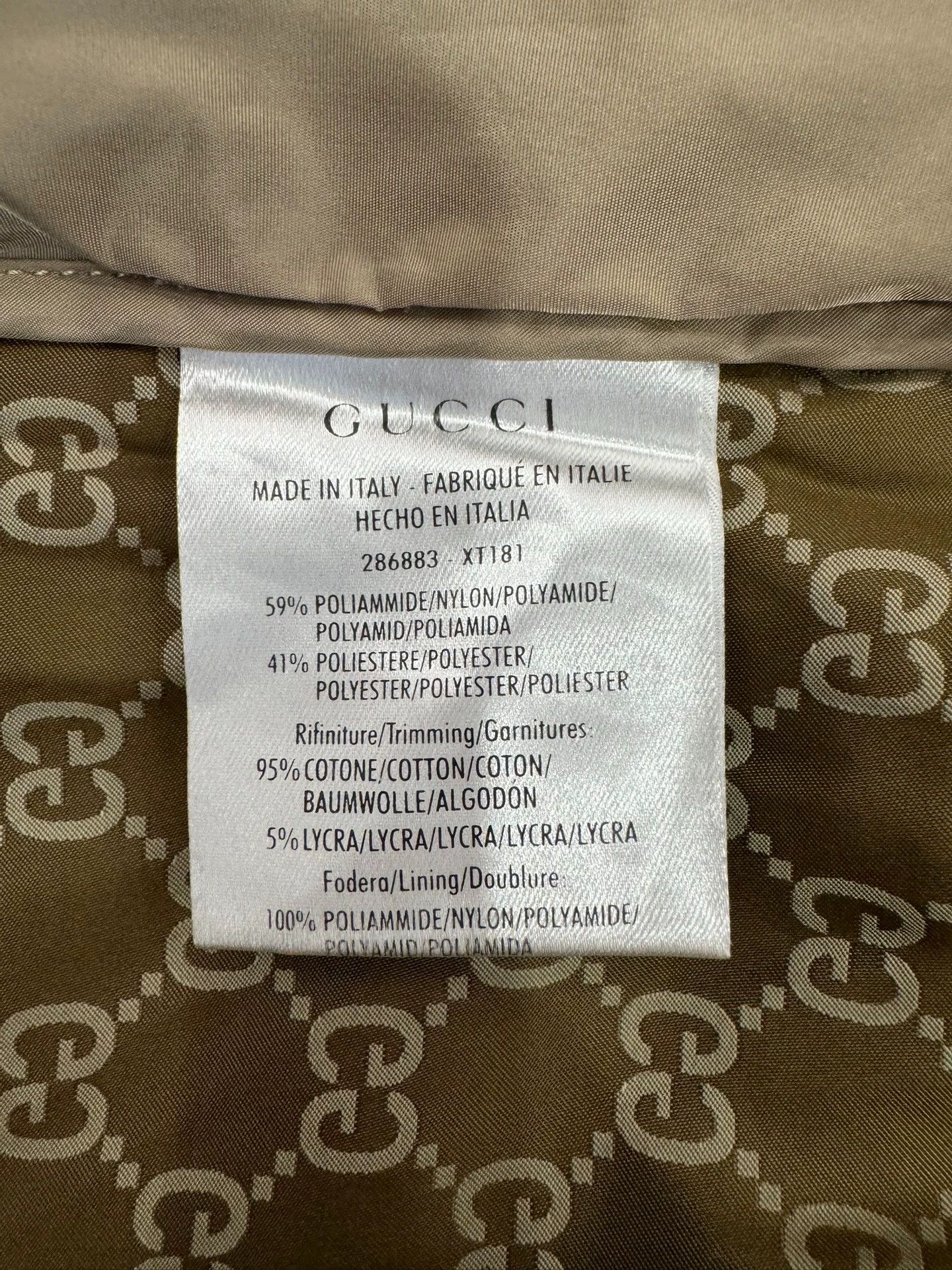 Gucci Gucci brown all-over logo bomber jacket Size XS / US 0-2 / IT 36-38 - 7 Thumbnail