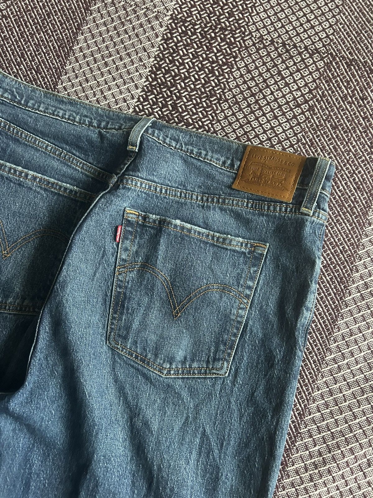 Levi's Levis Premium Model Ribcage Straight Big E Faded Size W33 Size US 33 - 6 Thumbnail