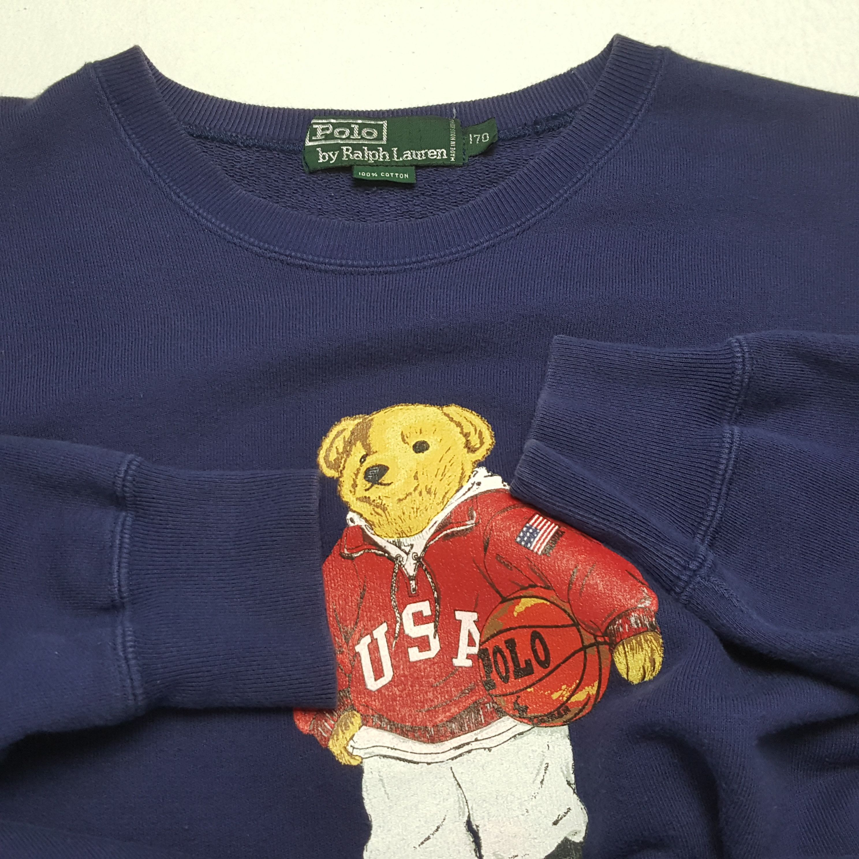 Polo Ralph Lauren × Vintage POLO by RALPH LAUREN Fashion Style Sweatshirt Size US M / EU 48-50 / 2 - 9 Thumbnail