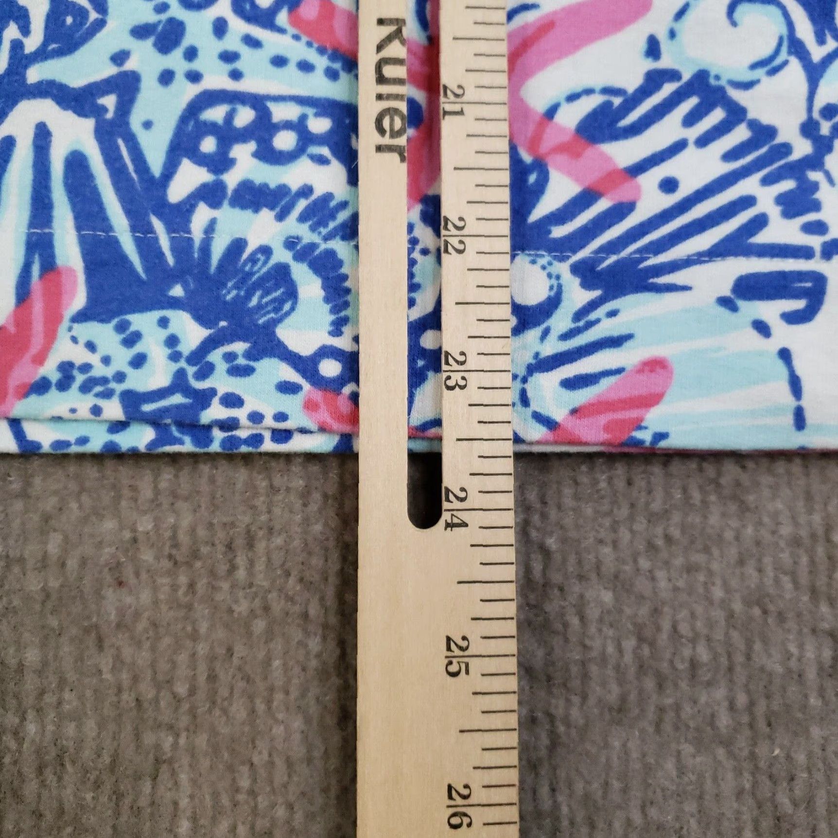 Lilly Pulitzer Lilly Pulitzer Sweatshirt Womens XS Blue Geometric Pullover Half Zip Long Sleeve Size XS / US 0-2 / IT 36-38 - 4 Thumbnail