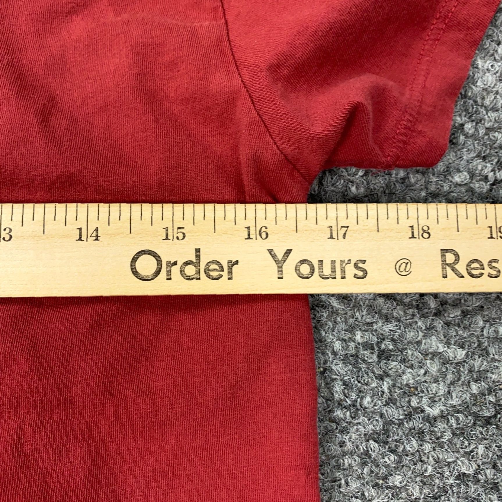 Lucky Brand Lucky Brand Shirt Women Small Red T-Shirt Short Sleeve Crew Neck Casual Size S / US 4 / IT 40 - 7 Thumbnail