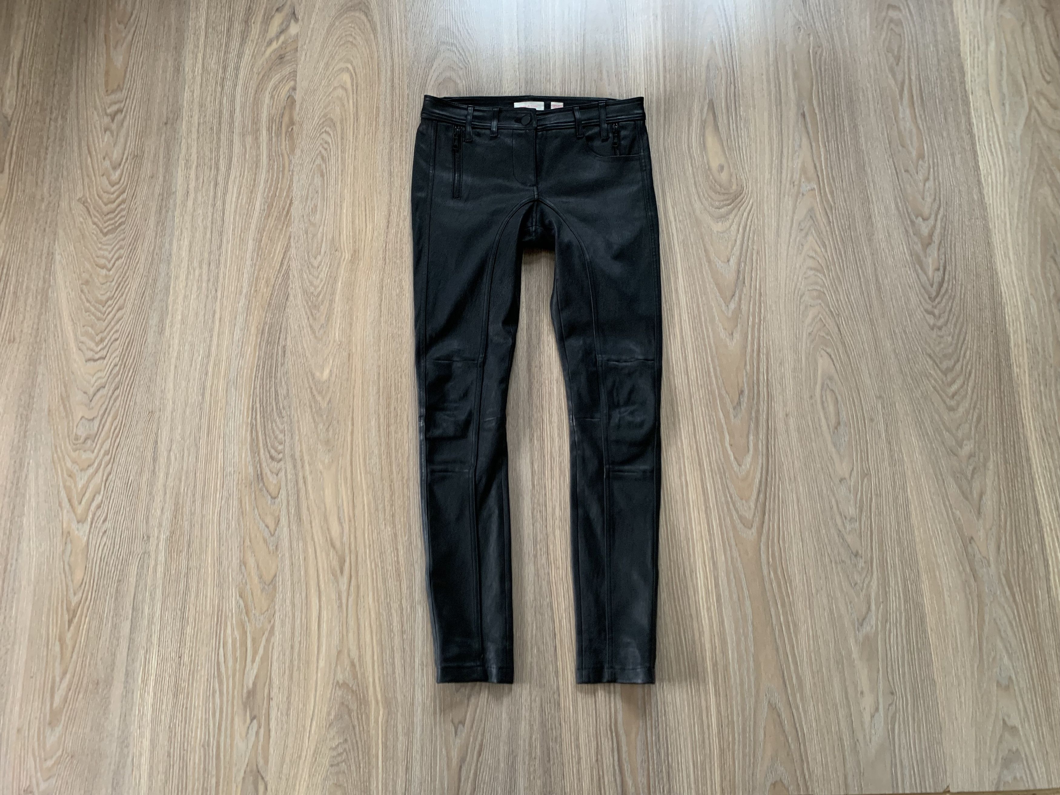 Leather × SAS × Vintage Sass & Bide Australia Women's Lamb Leather Pants Size 27" / US 4 / IT 40 - 13 Thumbnail