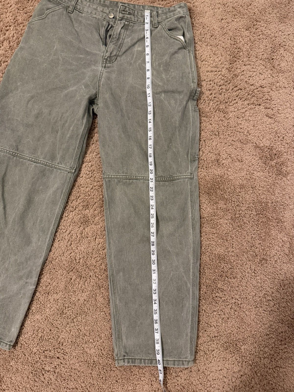 Other Green Denim Pants Size US 32 / EU 48 - 2 Thumbnail