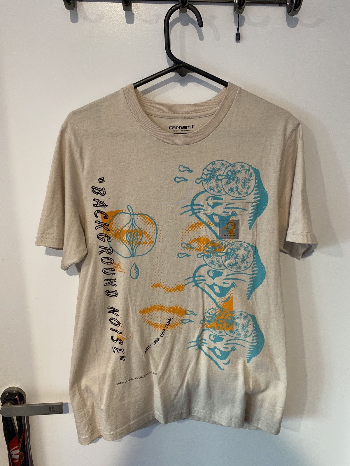 Brain Dead × Carhartt Wip Brain Dead x Carhartt Tshirt Size US S / EU 44-46 / 1 - 1 Thumbnail