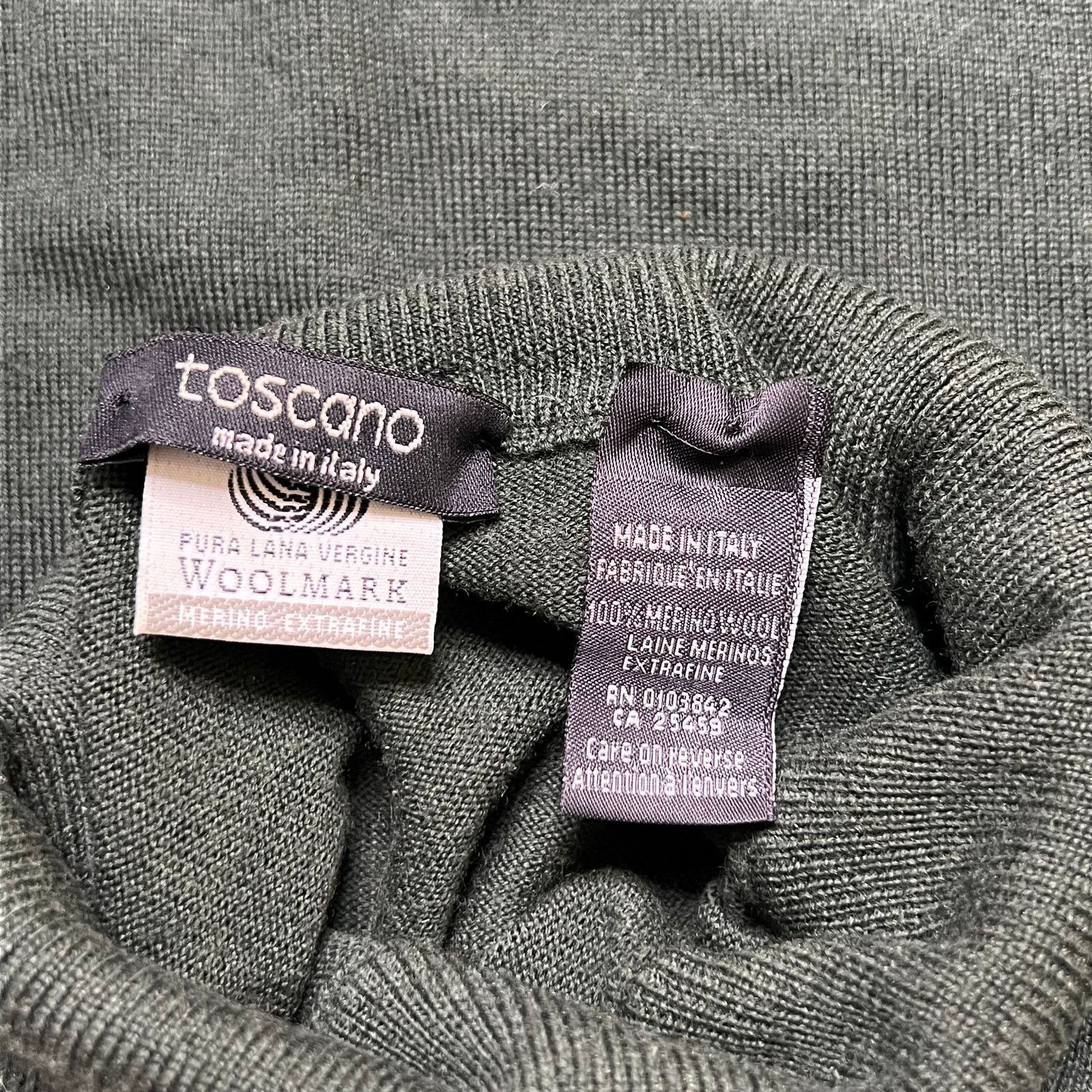 Toscano Vintage Toscano Made in Italy Merino Wool Mock Neck Sweater Size US L / EU 52-54 / 3 - 4 Thumbnail
