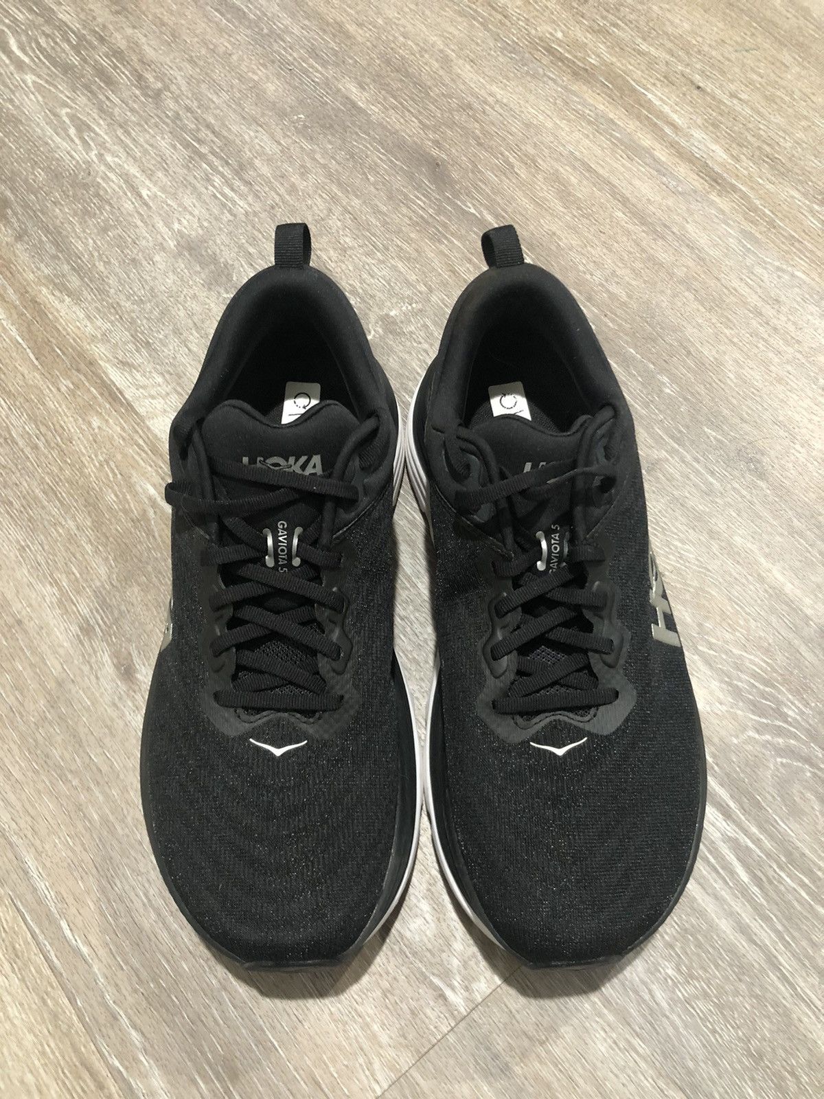 Hoka Hoka One One Gaviota Shoes Mens Size 10.5 Black White Run Size US 10.5 / EU 43-44 - 3 Thumbnail