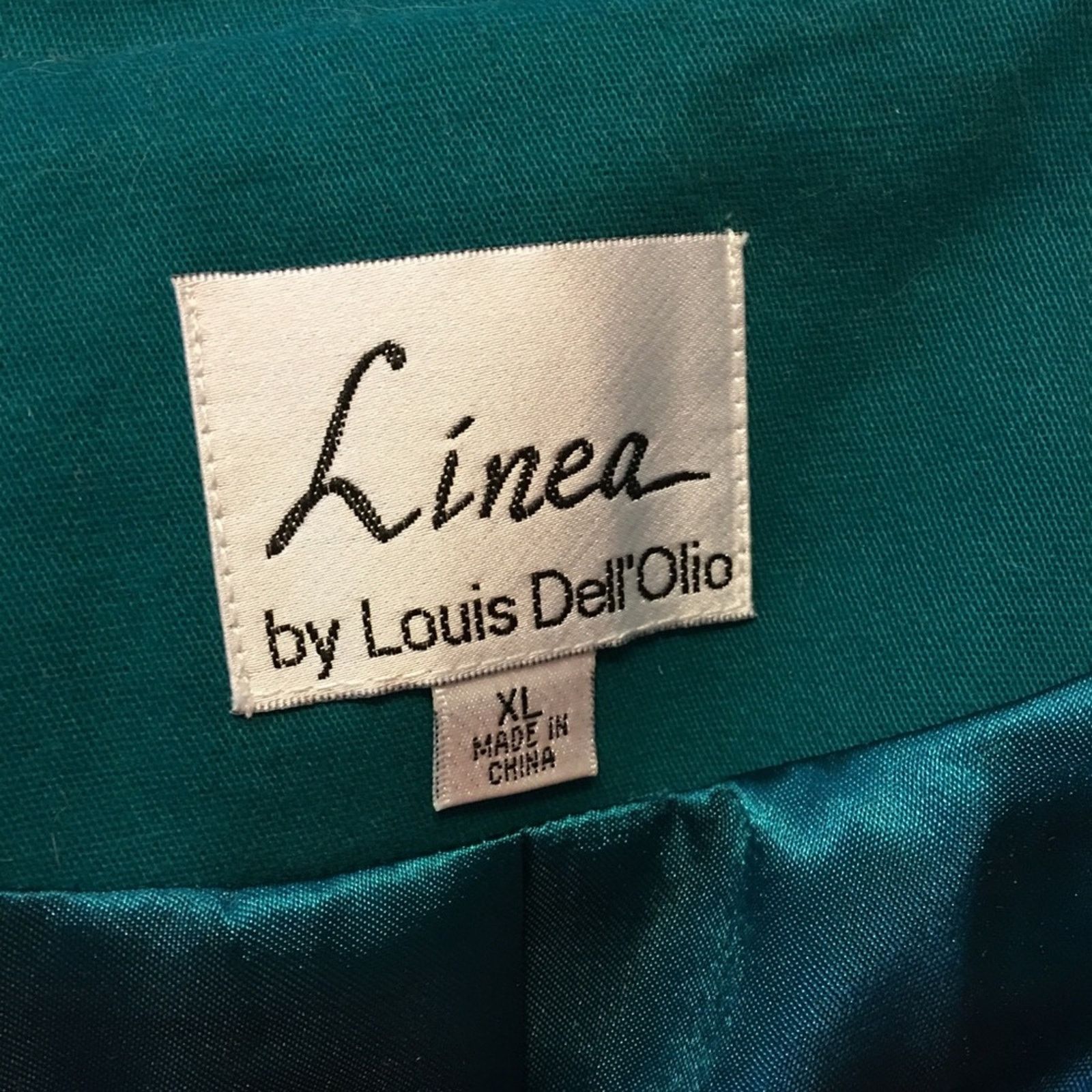 Other Linea by Louis Del’ Olio turquoise jacket NWOT XL Size XL / US 12-14 / IT 48-50 - 8 Thumbnail