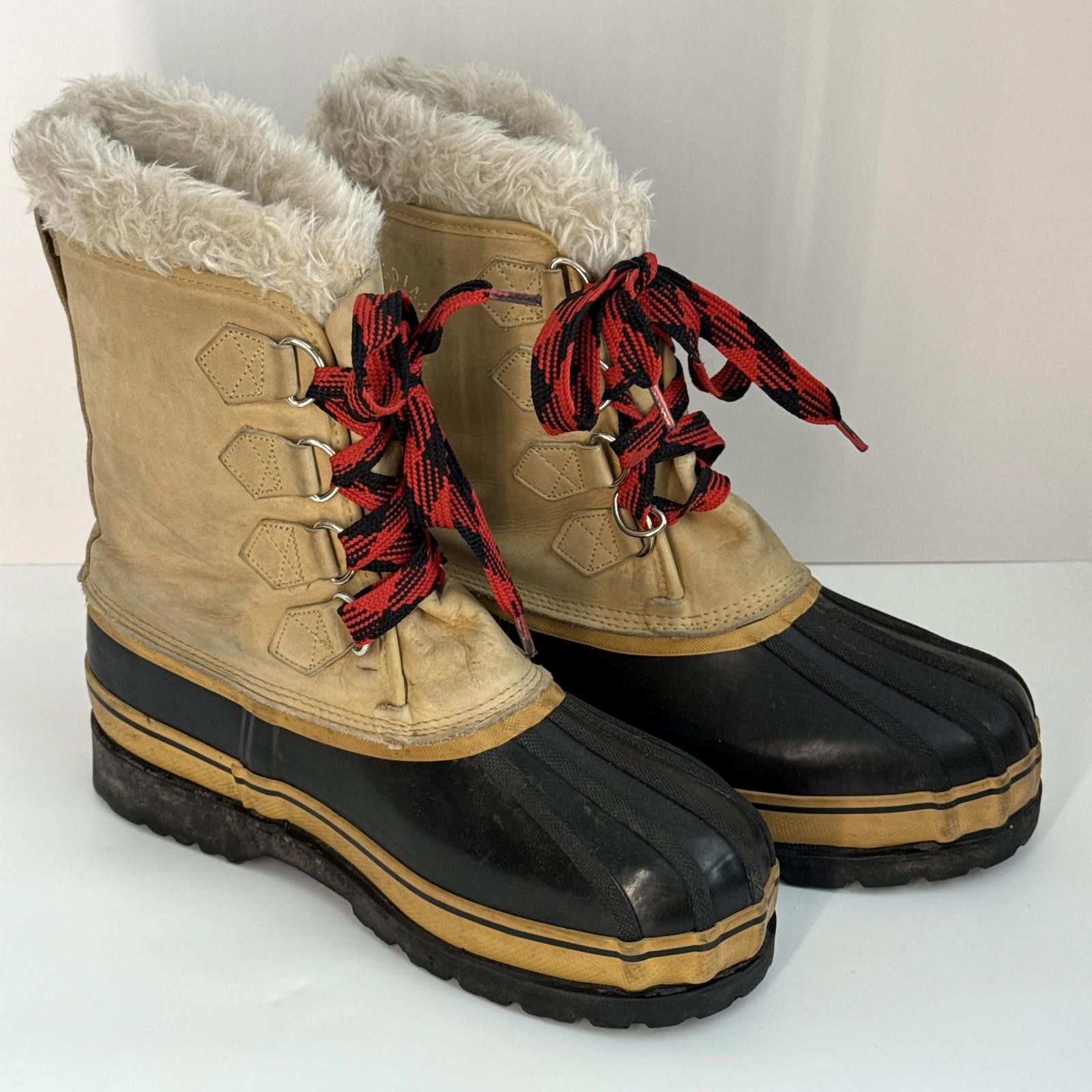 Other Canadian Polar Pac Winter Boots Leather Steel Sz12 Size US 13 / EU 46 - 4 Thumbnail