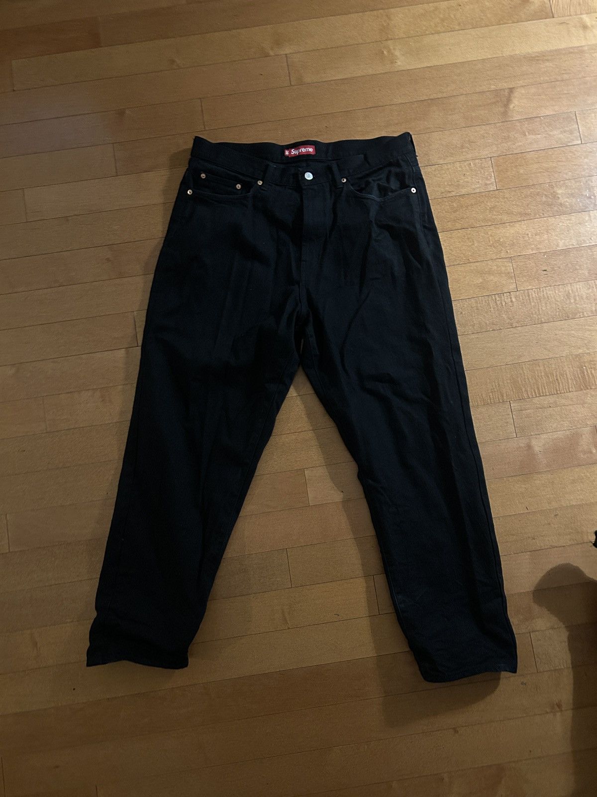 Supreme Black Supreme Selvedge Denim FW 24 Size US 36 / EU 52 - 2 Thumbnail