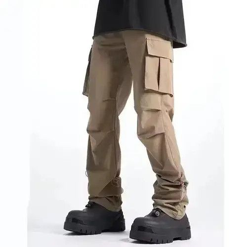 Jean Brown Cargo Stacked Pants Size US 30 / EU 46 - 1 Thumbnail