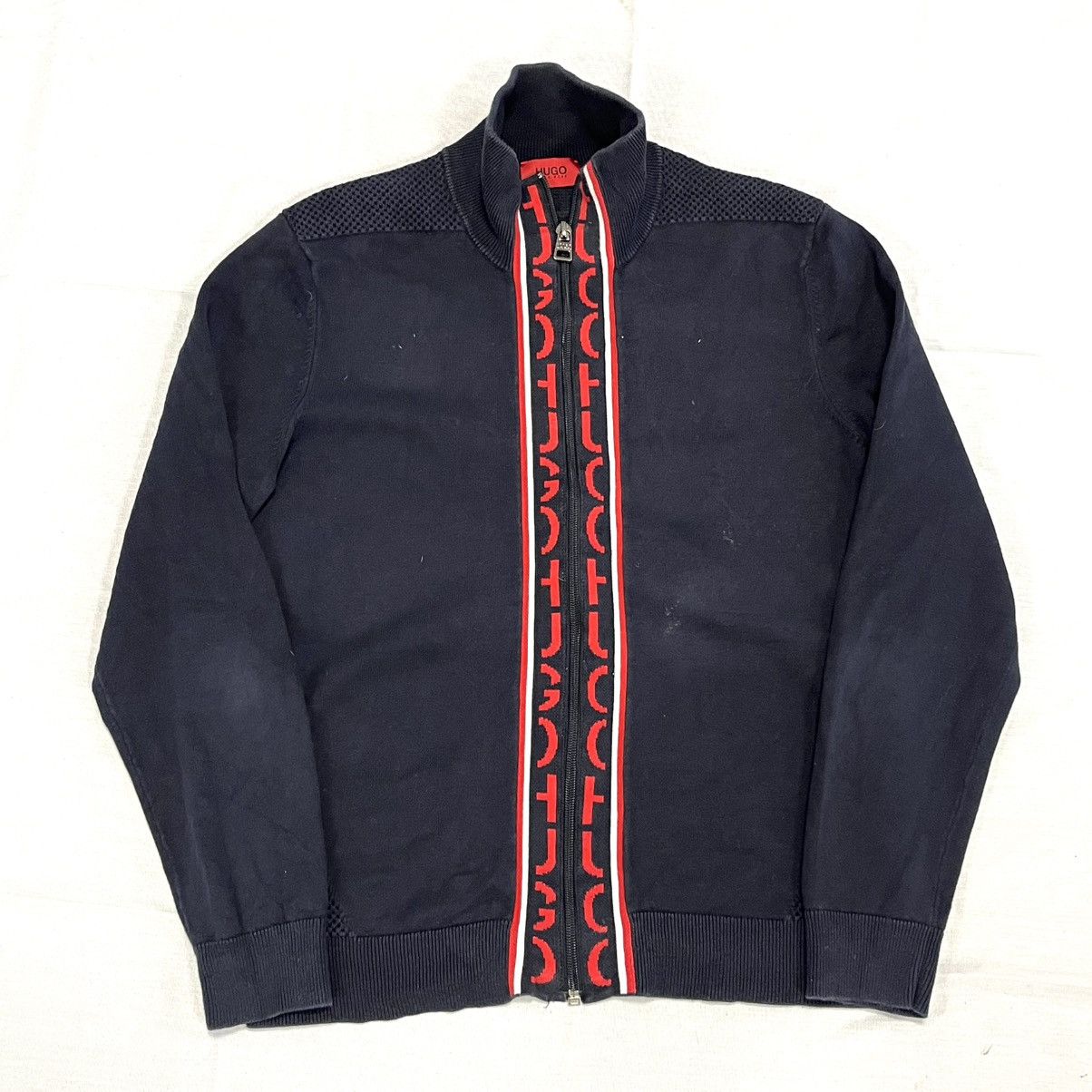 Hugo Boss Hugo Boss navy sweater jumper zip up Size US M / EU 48-50 / 2 - 1 Thumbnail