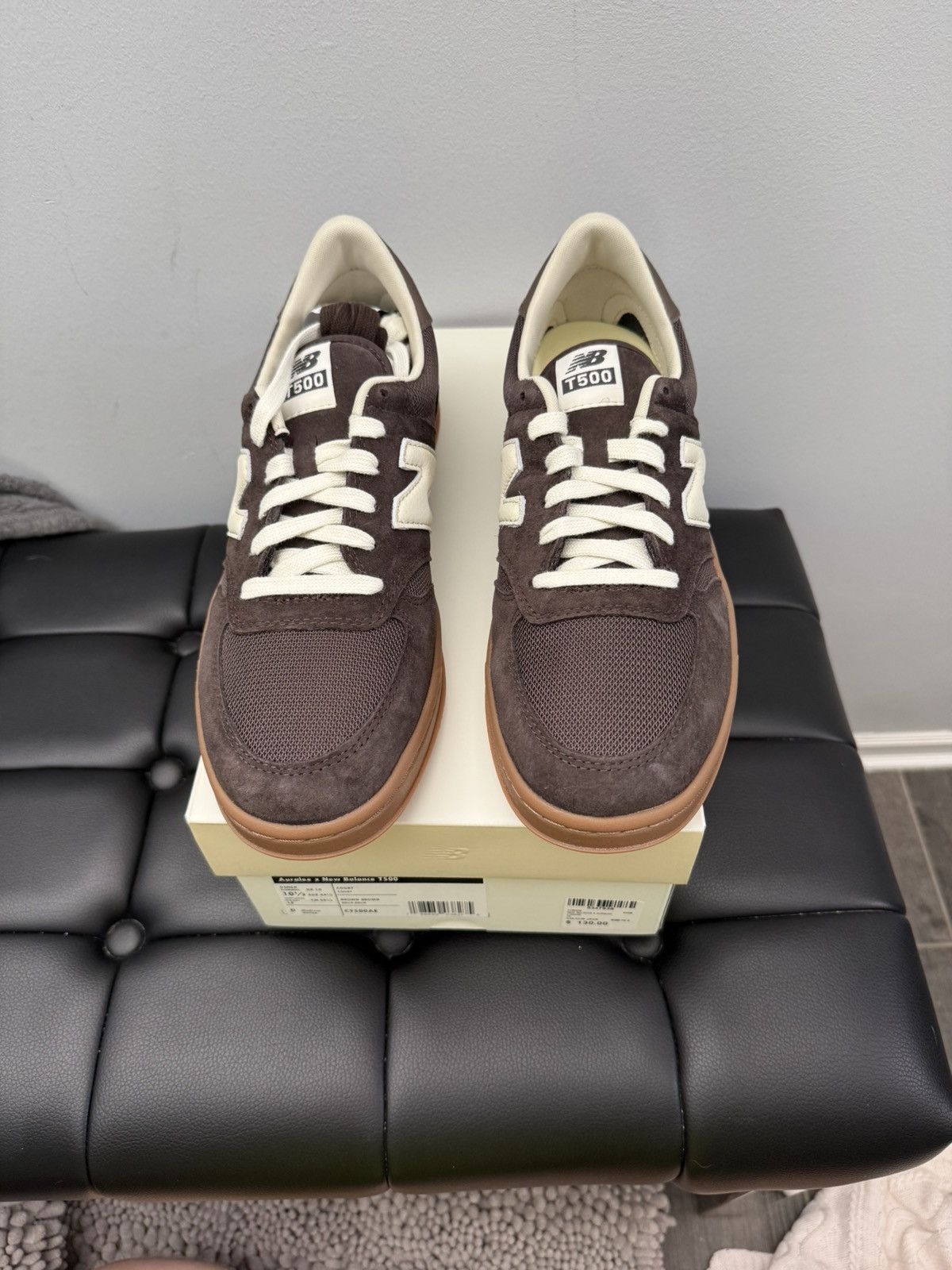 Auralee × New Balance [NEW] Auralee x New Balance T500 Vintage Brown Size US 10.5 / EU 43-44 - 3 Thumbnail