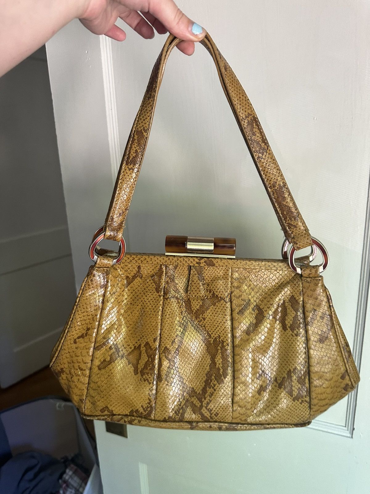 Vintage Snake Skin purse Size ONE SIZE - 4 Thumbnail
