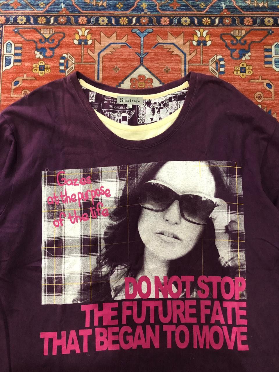 Japanese Brand Sorridere Future Fate Graphic Tee Hysteric Style Y2K Size XXL / US 16-18 / IT 52-54 - 2 Thumbnail