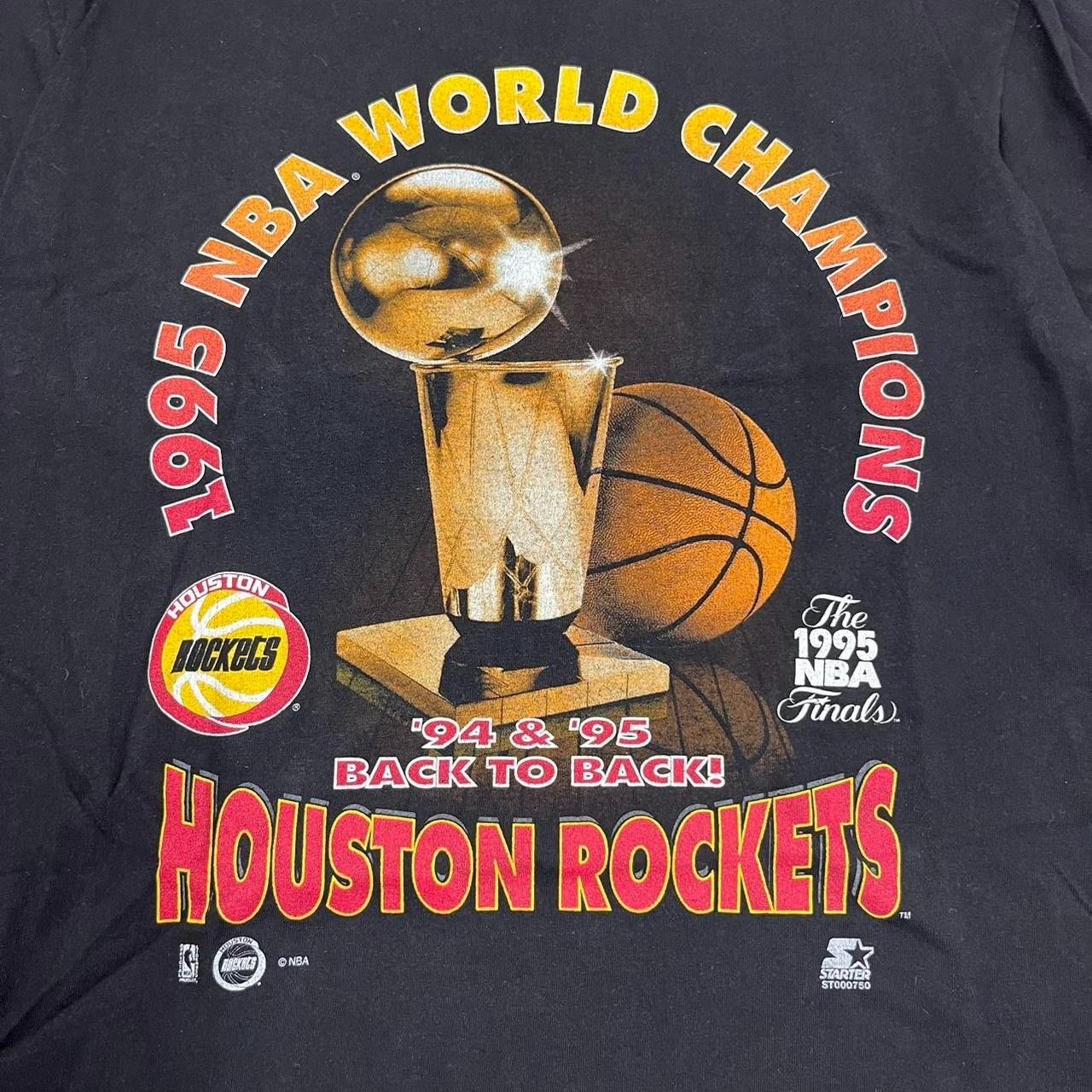 Giant × Vintage Vintage Starter Houston Rockets Champions 1995 Back2Back Size US XL / EU 56 / 4 - 2 Thumbnail