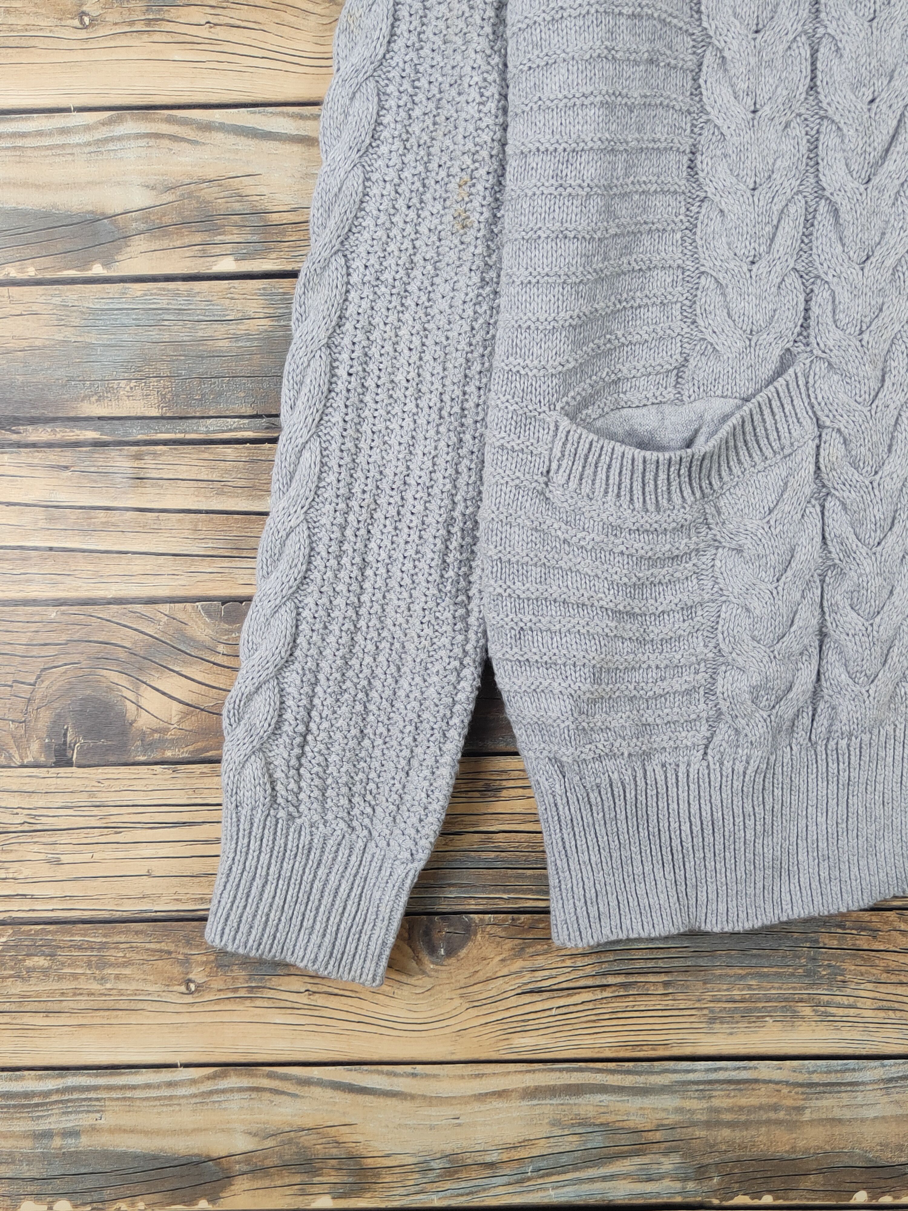 Aran Isles Knitwear Gap Gray Knitwear Cardigan #W1820 Size US S / EU 44-46 / 1 - 4 Thumbnail