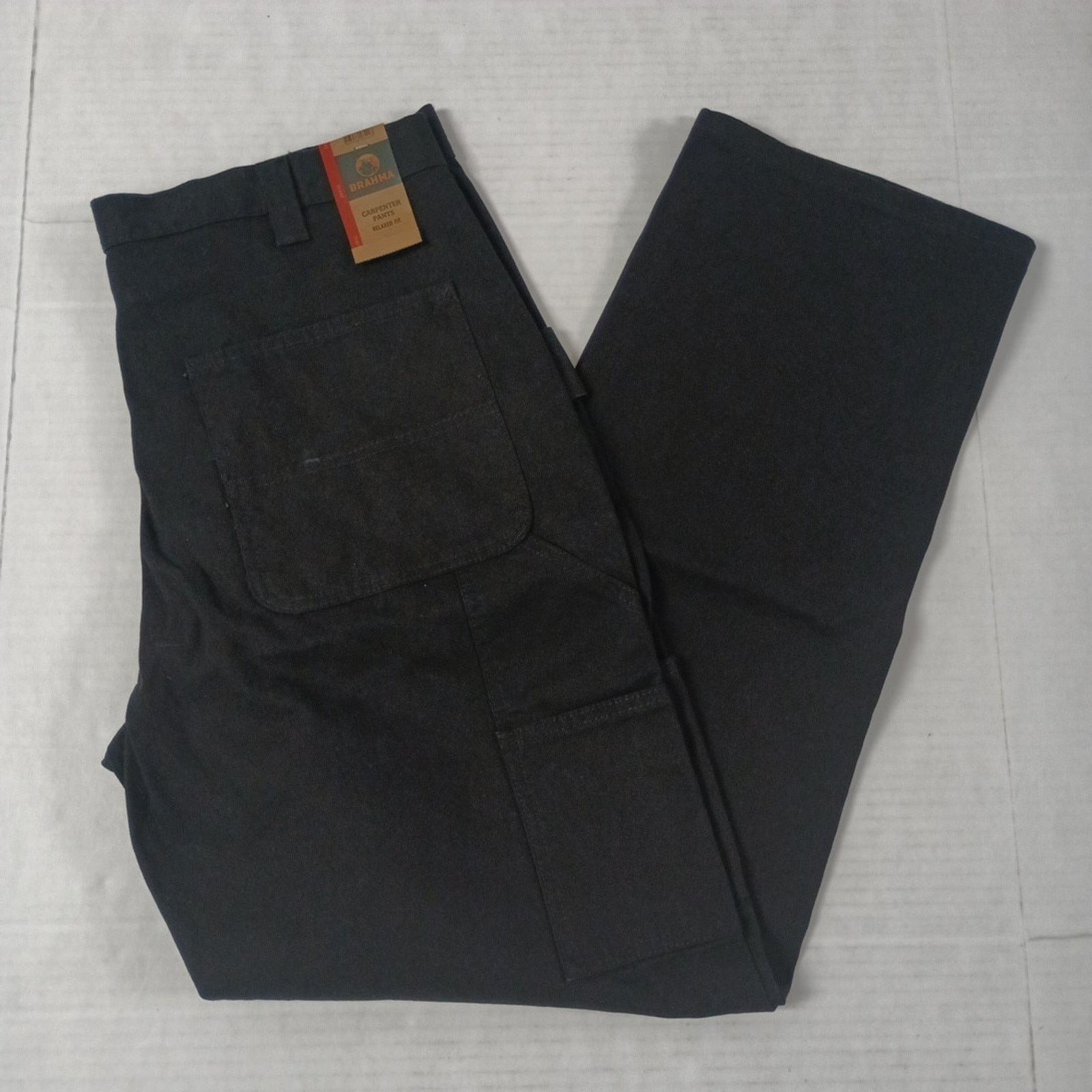 Other Brahma Work Carpenter Pants Men Size 34x32 Black Relaxed Fit Size US 34 / EU 50 - 1 Thumbnail