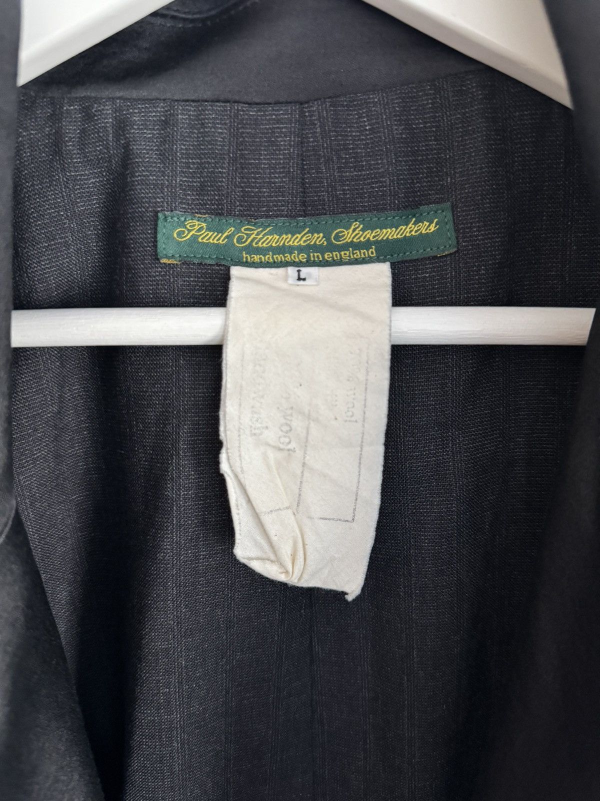 Paul Harnden Shoemakers Black Silk Double Breasted Coat Size US L / EU 52-54 / 3 - 4 Thumbnail