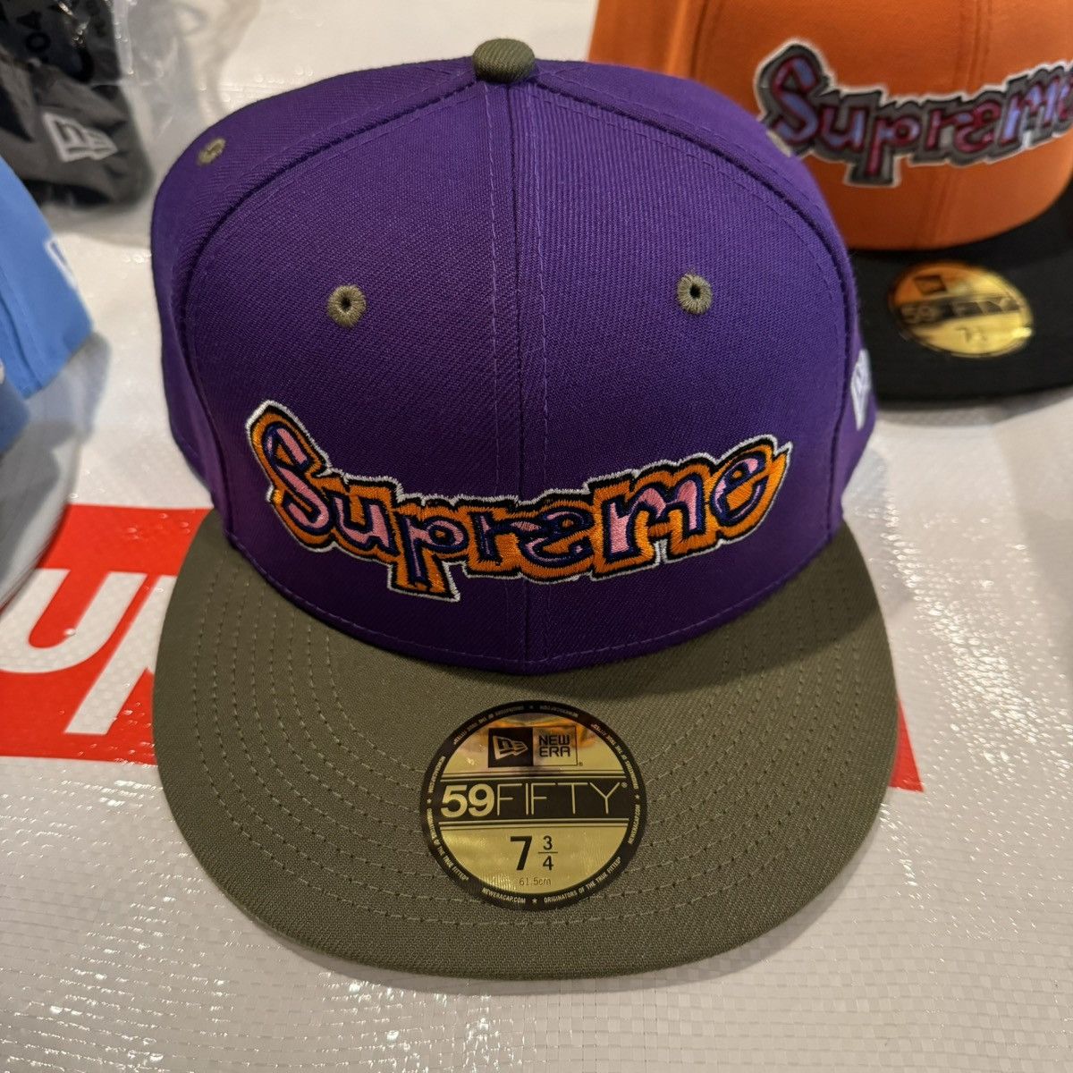 New Era × Supreme Supreme Gonz logo new era size 7 3/4 | Grailed