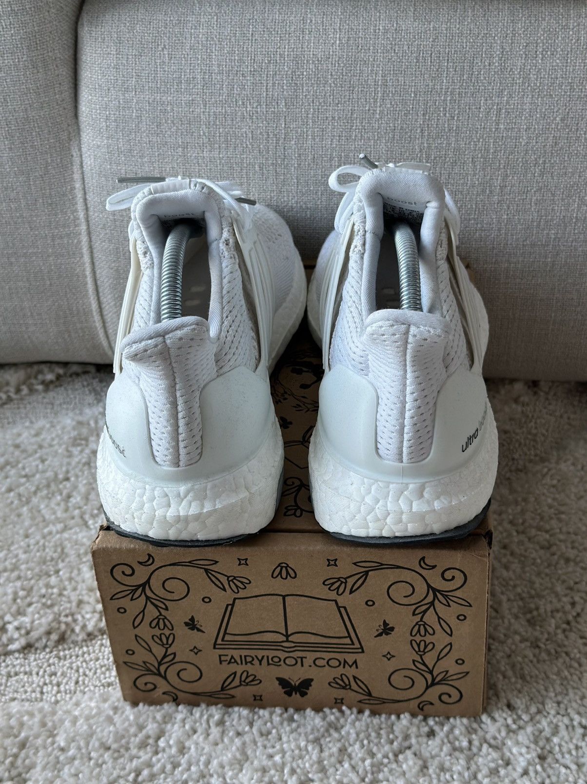 Adidas Adidas UltraBoost 1.0 Triple White Size US 8.5 / EU 41-42 - 4 Thumbnail