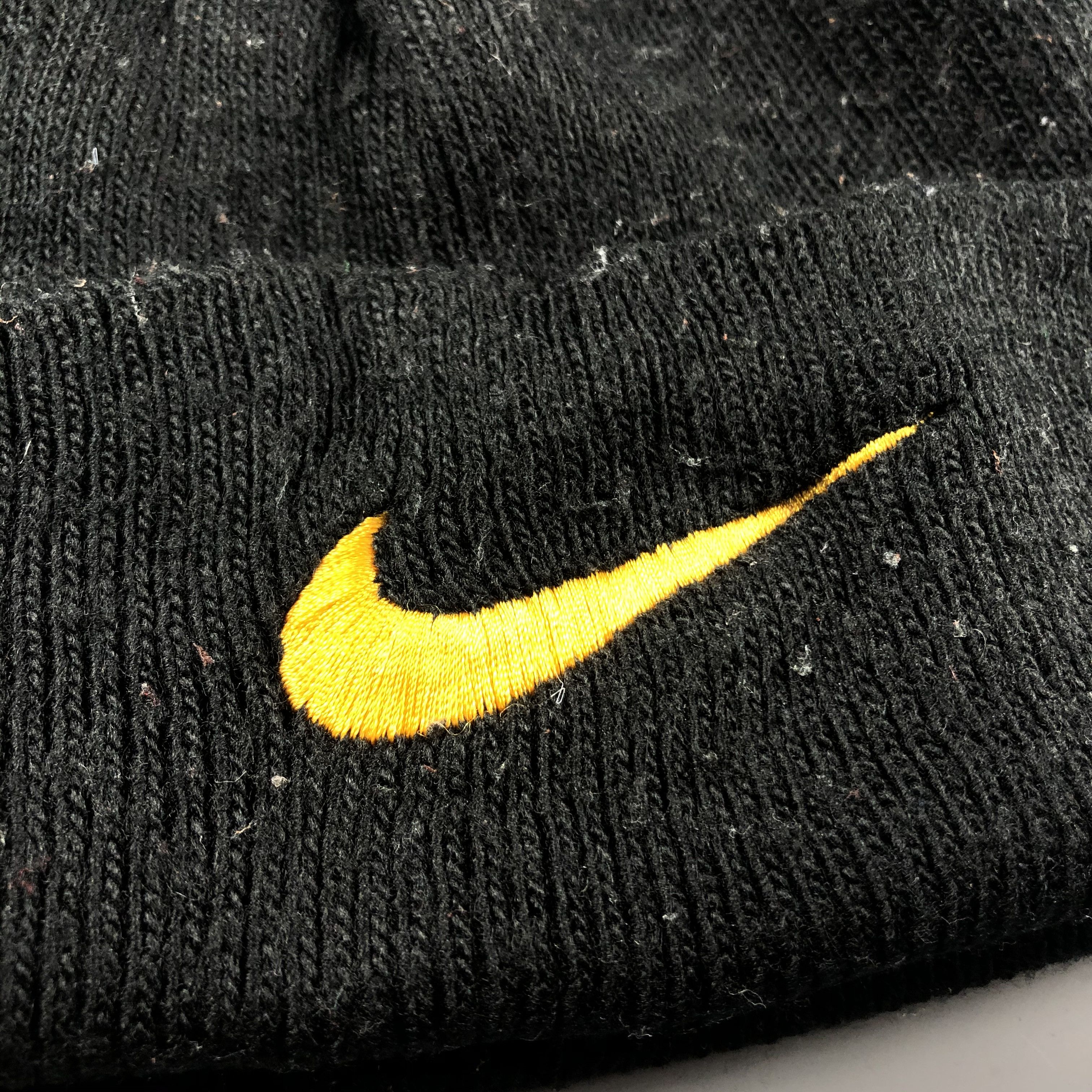Nike × Vintage Nike Big Logo Beanie Snow Hat Snow Cap -D270 Size ONE SIZE - 5 Thumbnail