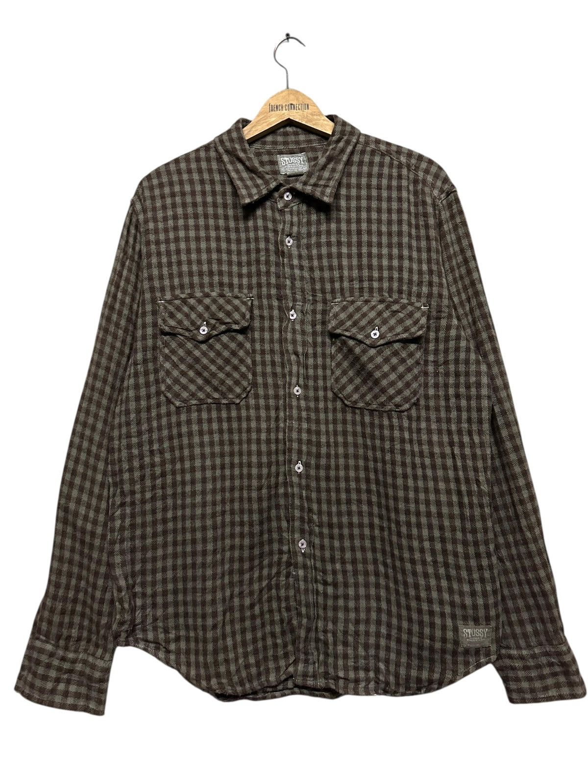 Stussy Stussy Burly Threads Checked Button Up’s Shirt Size US XL / EU 56 / 4 - 1 Thumbnail