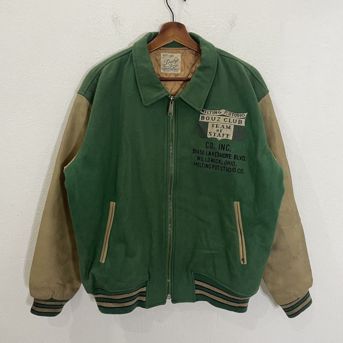 Japanese Brand Vintage Mps Company Big Logo Varsity Jacket Size US XL / EU 56 / 4 - 7 Thumbnail
